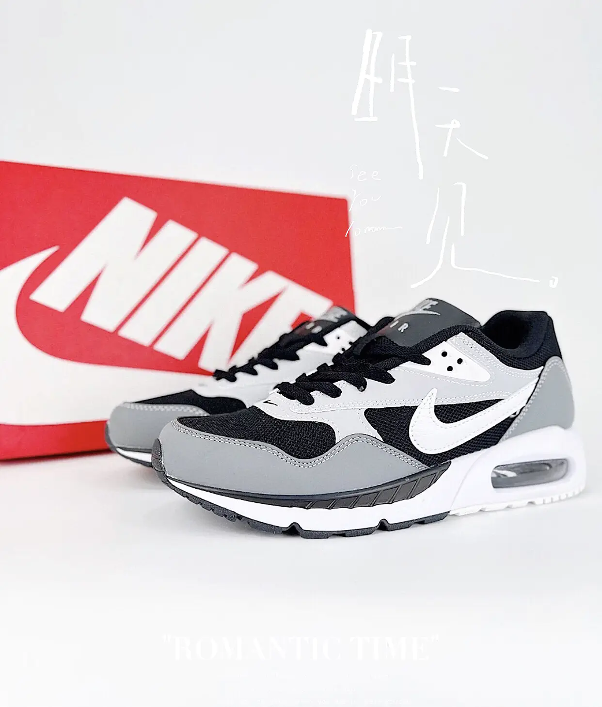 时尚感UP!Nike Air Max Correlate |黑灰低帮鞋