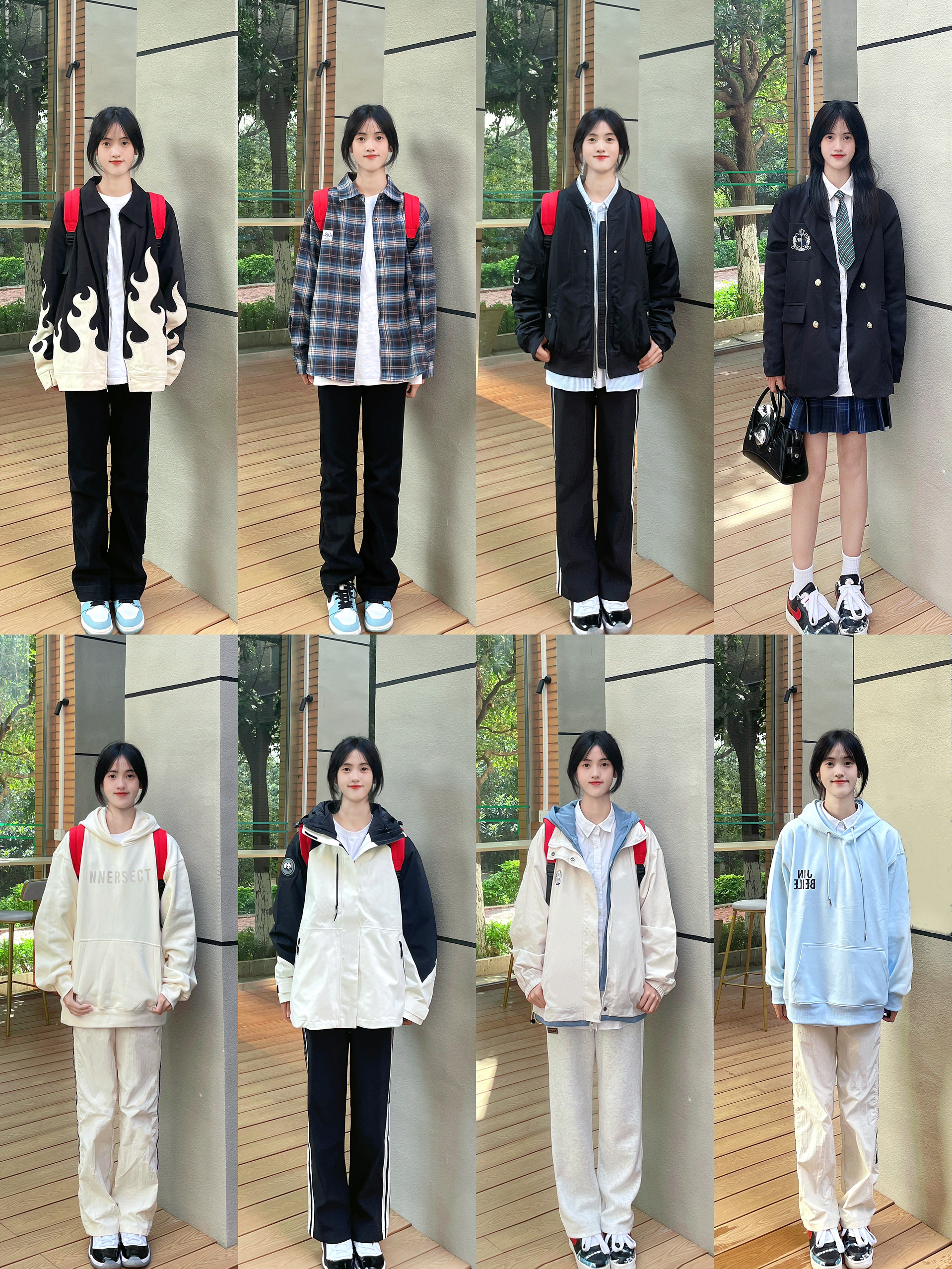 大学生一周这样穿！