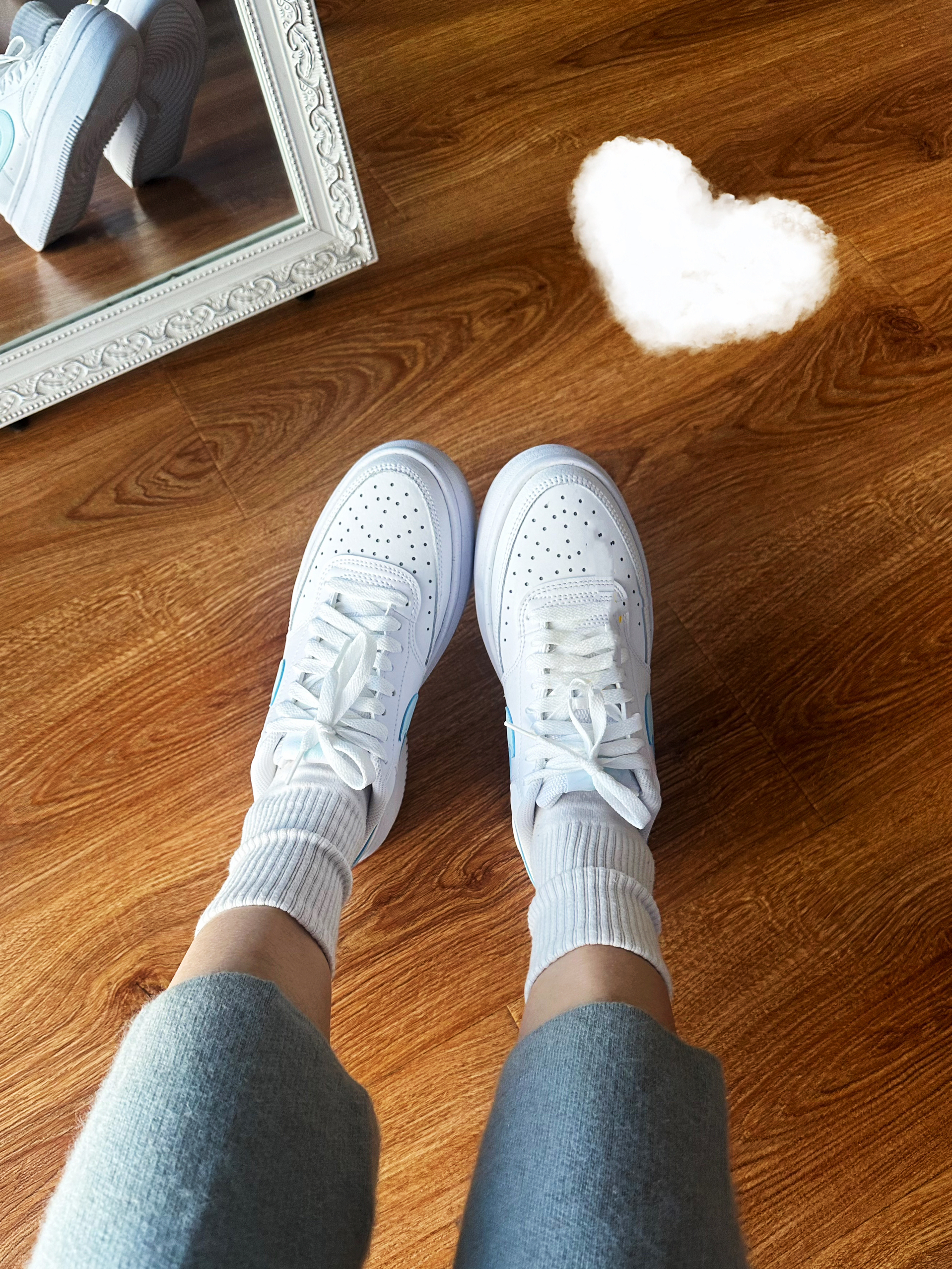 小个子女生大爱的清新nike
