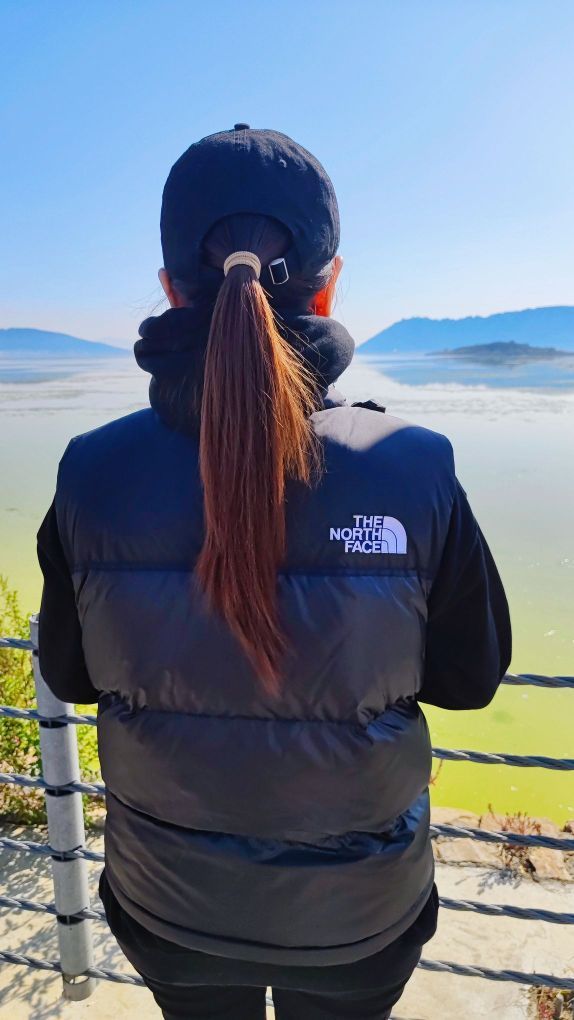 北面的羽绒马甲太经典了