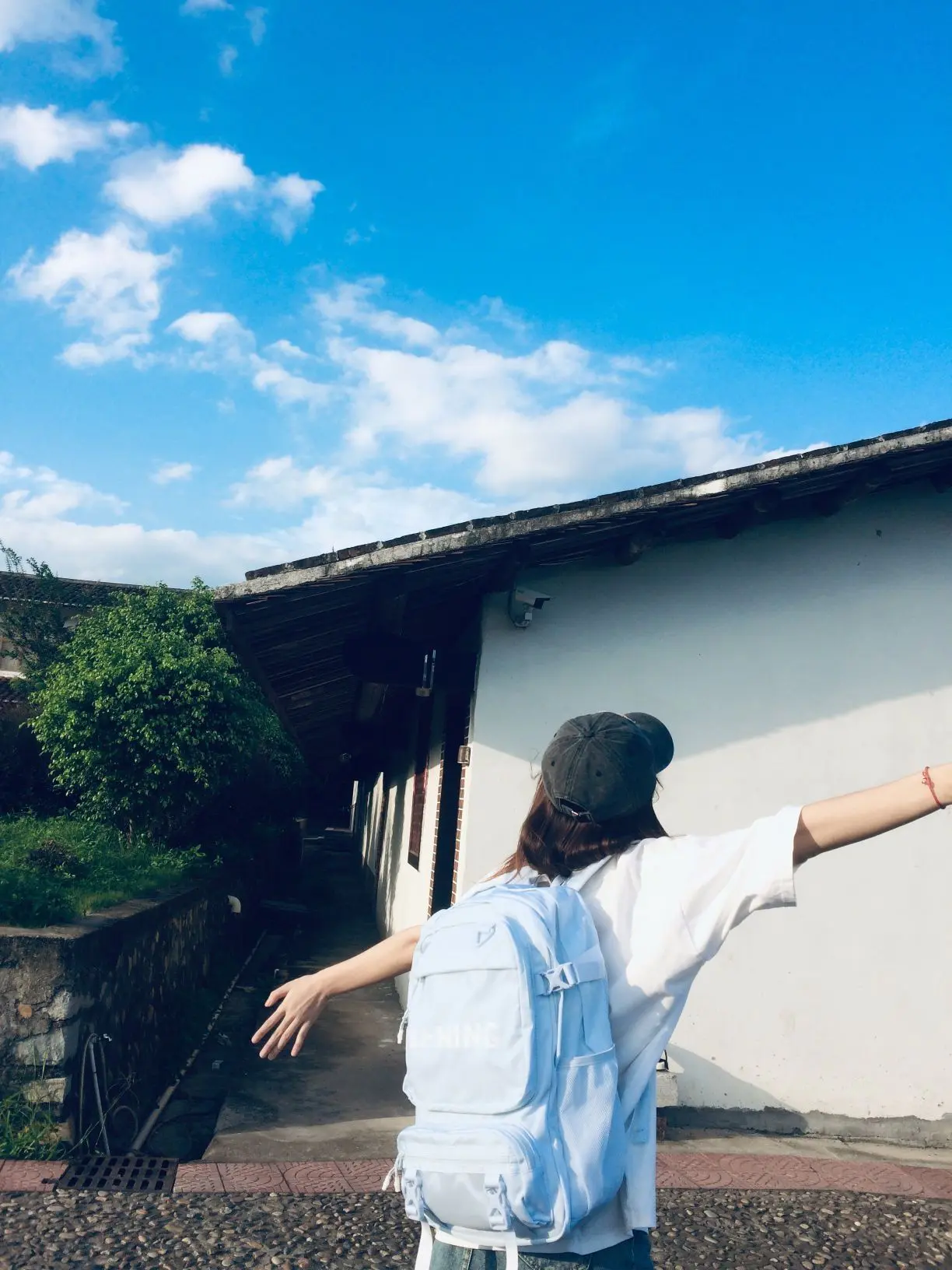 很有氛围感的李宁书包