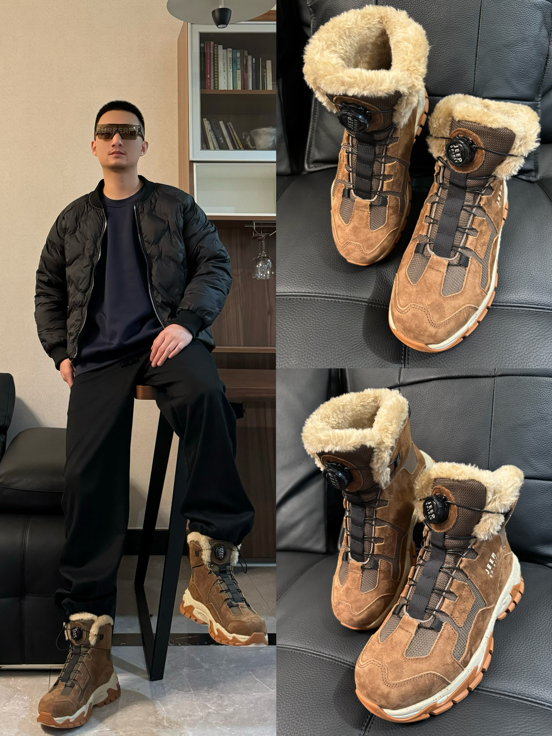 OOTD 冬日型男出街 还得是黑色系给的