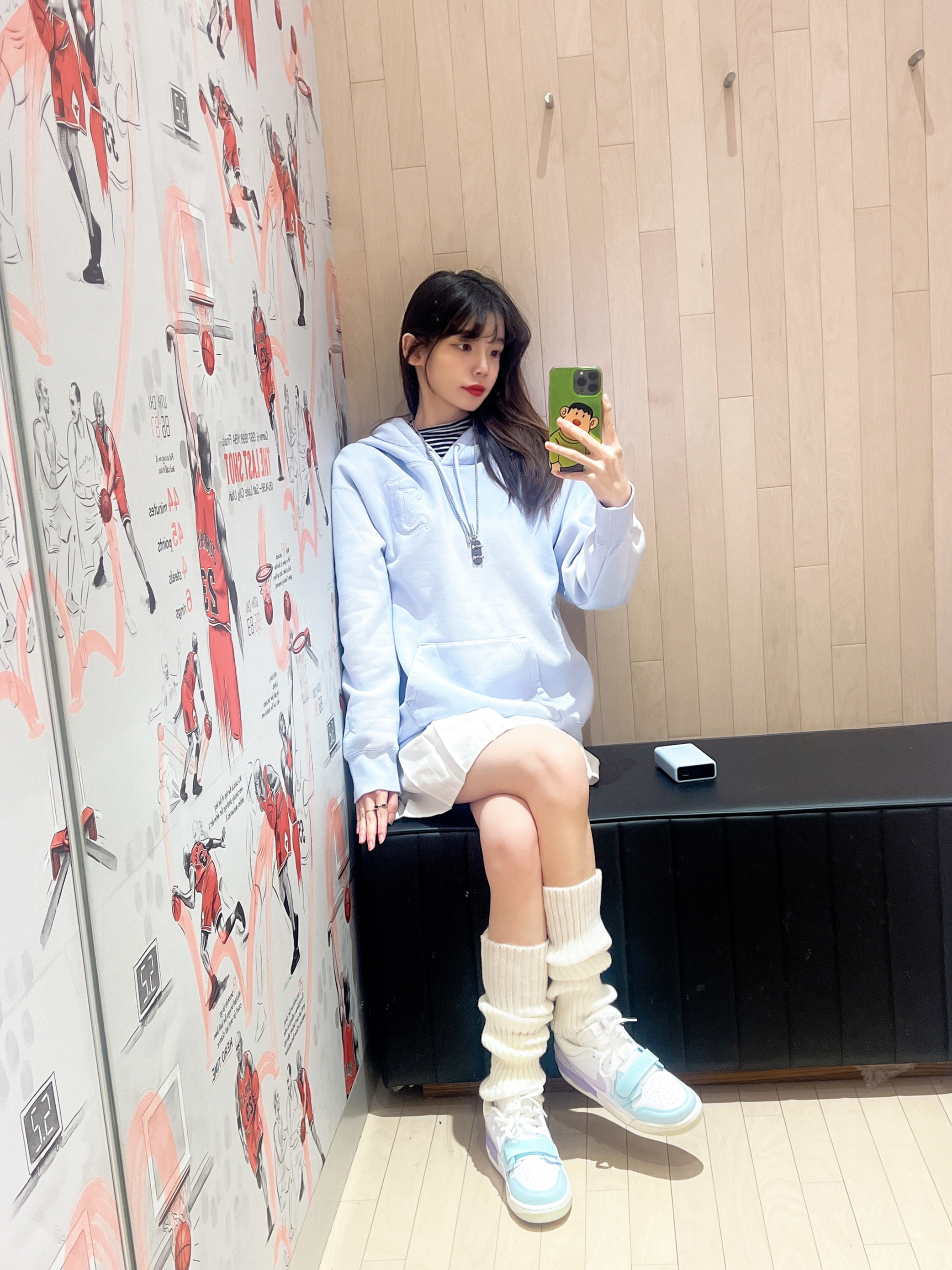 💙💜今日穿这套吧～