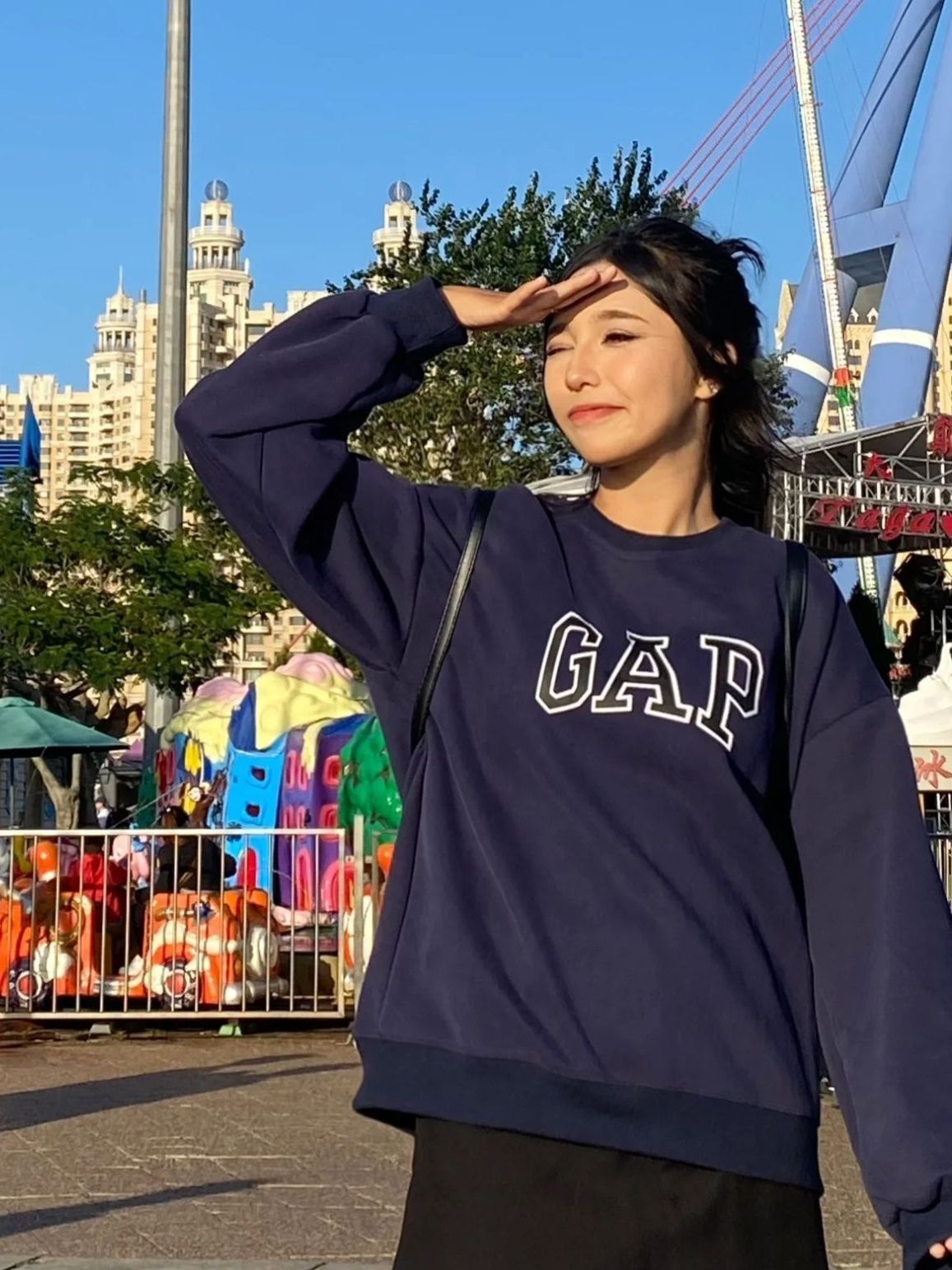 美式卫衣穿搭‼️