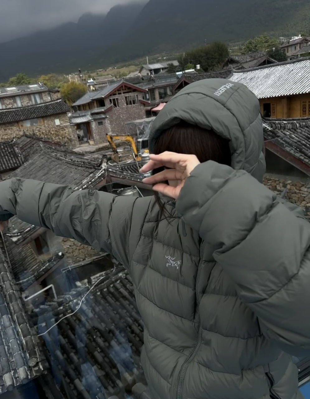 穿🐦的保暖棉服
夸一夸还是挺暖的
	
终