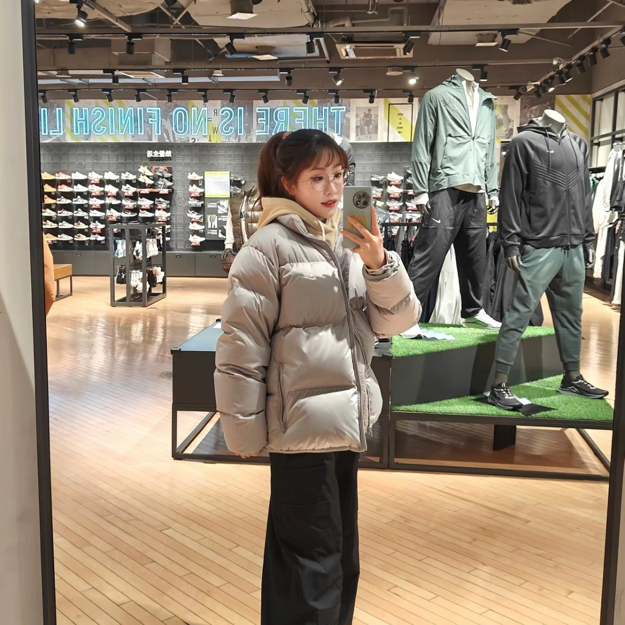 OOTD➖NIKE羽绒服在冬日里也太好看了吧