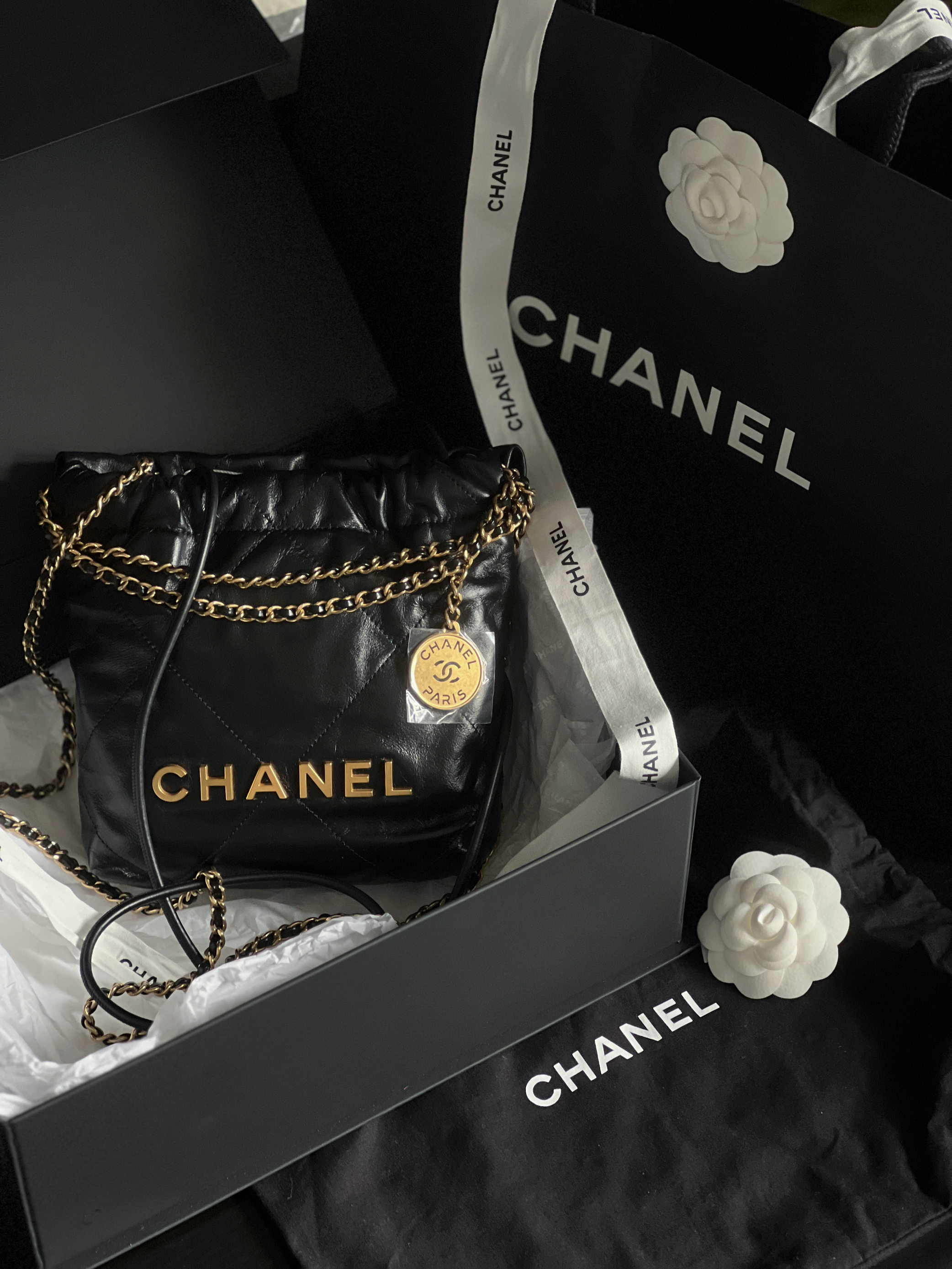 Chanel 22bag mini 🫶🏻不是小废包🖤