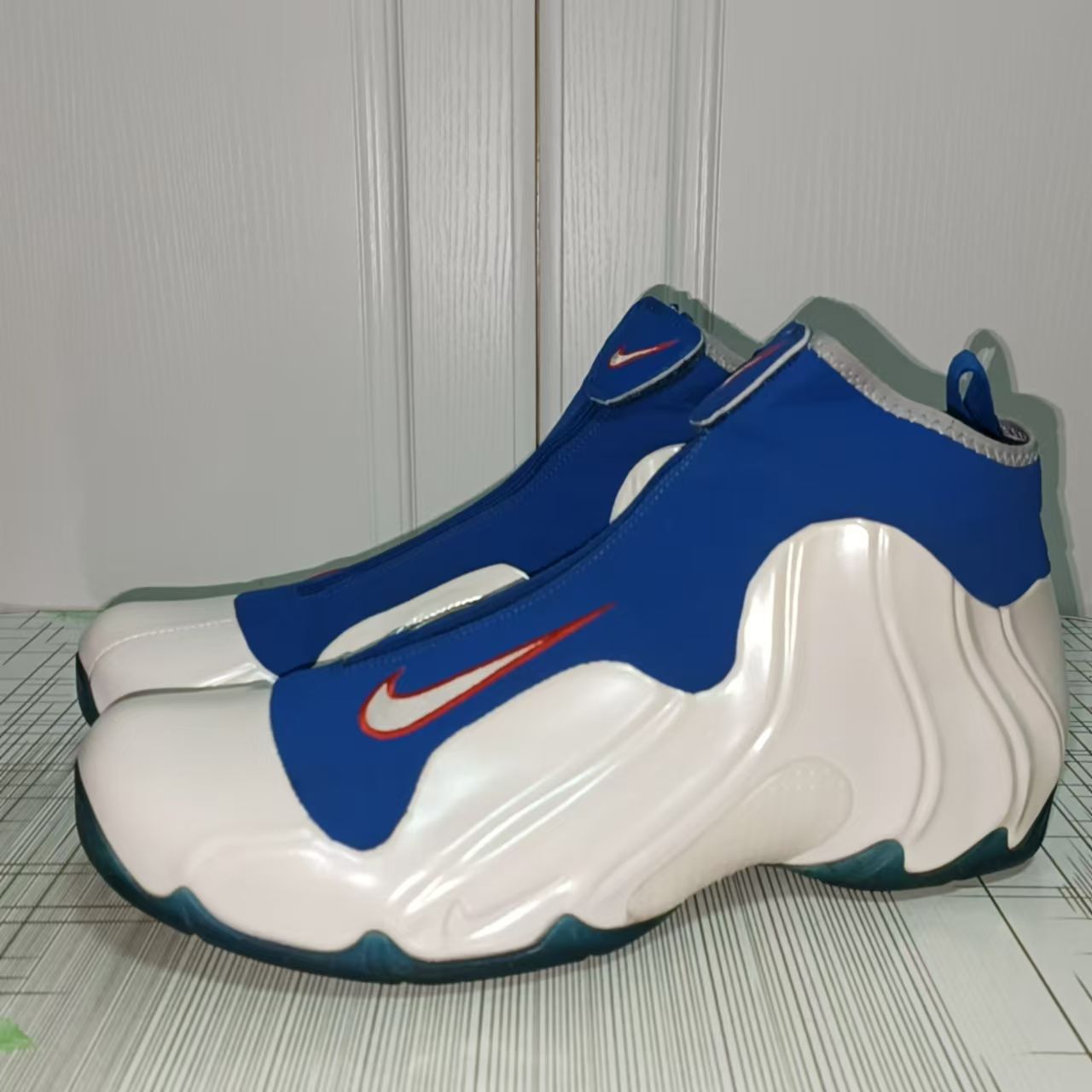 无法拒绝的配色风一尼克斯白蓝👟