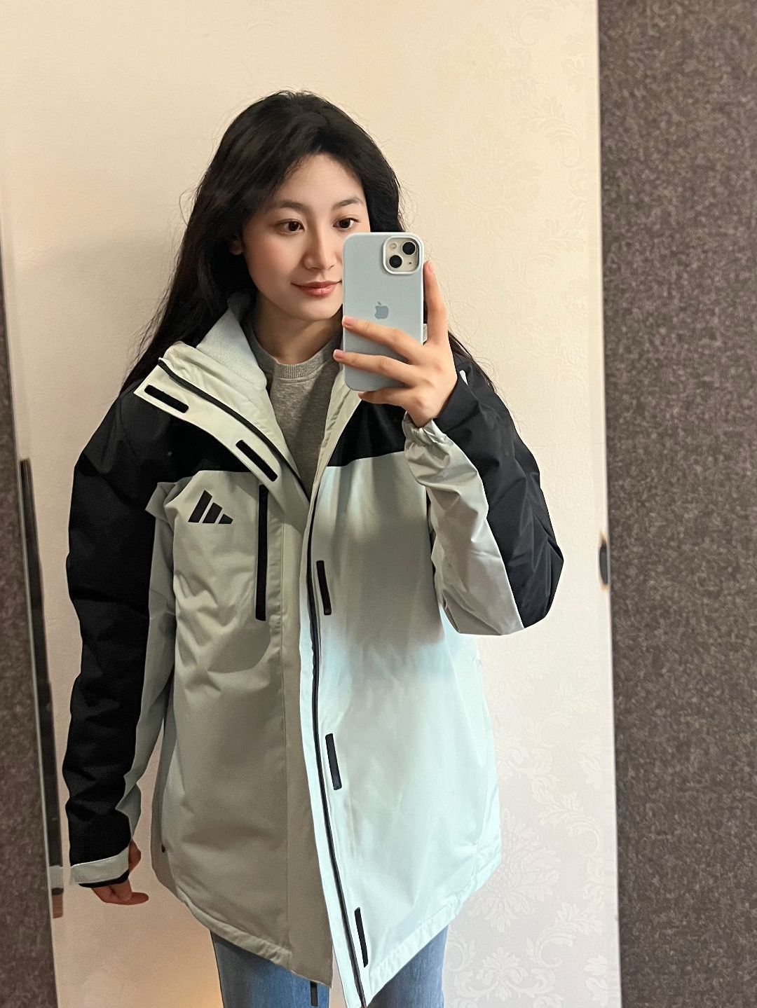 后悔没早点买阿迪三合一外套‼️‼️‼️