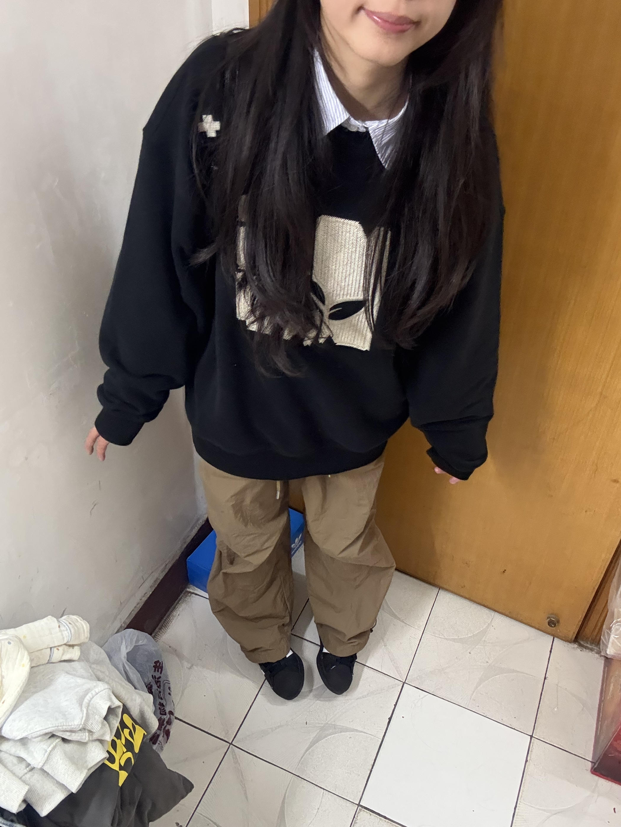 这个卫衣好有青春气息