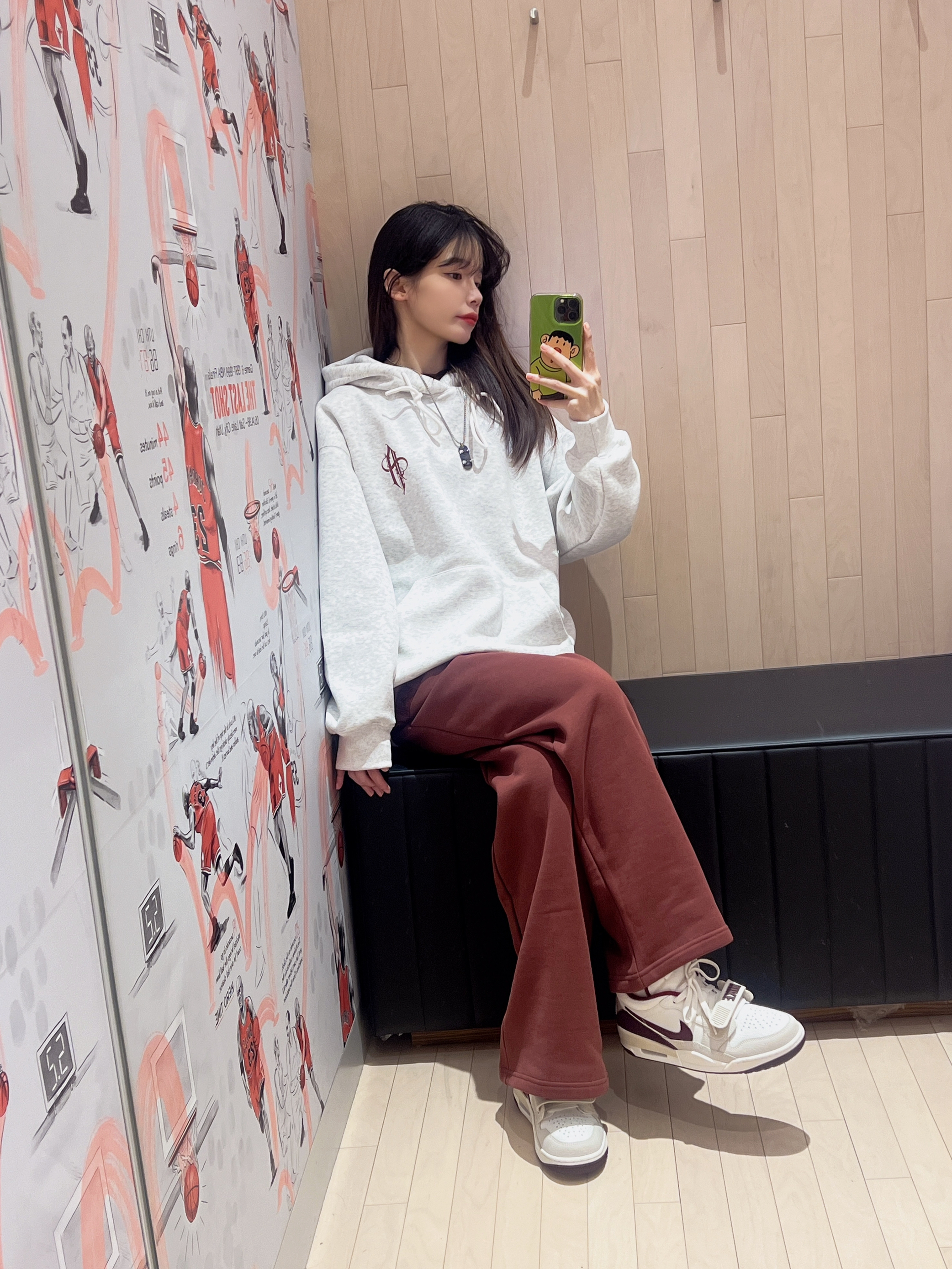 🤍❤️今日穿这套吧～
