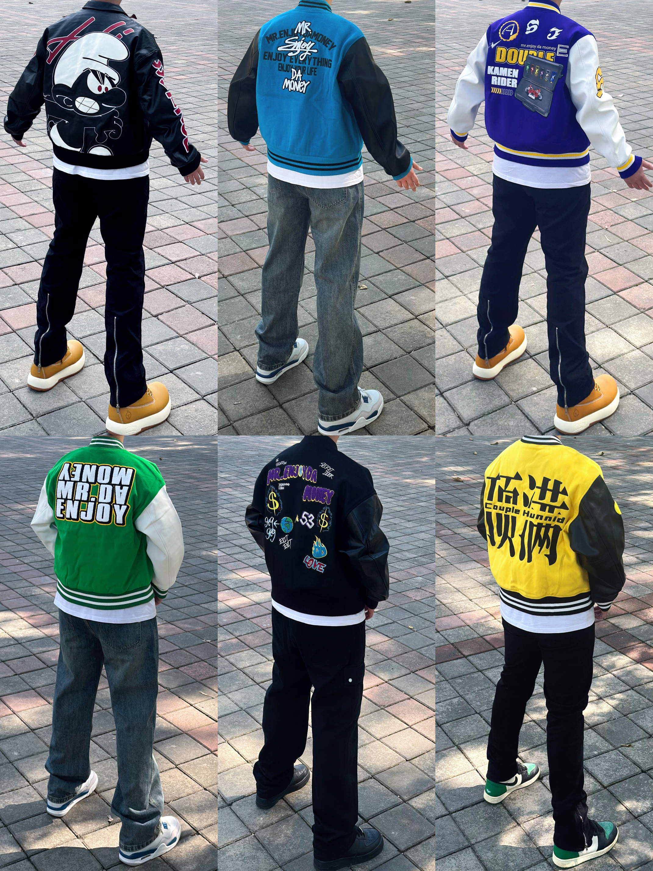 给冬天点颜色瞧瞧丨潮流感满满的棒球服穿搭