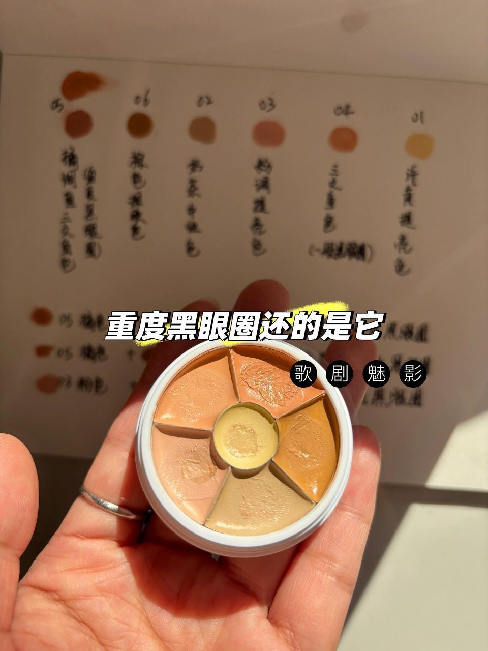 被我发现了能遮住重度黑眼圈的万能遮瑕公式