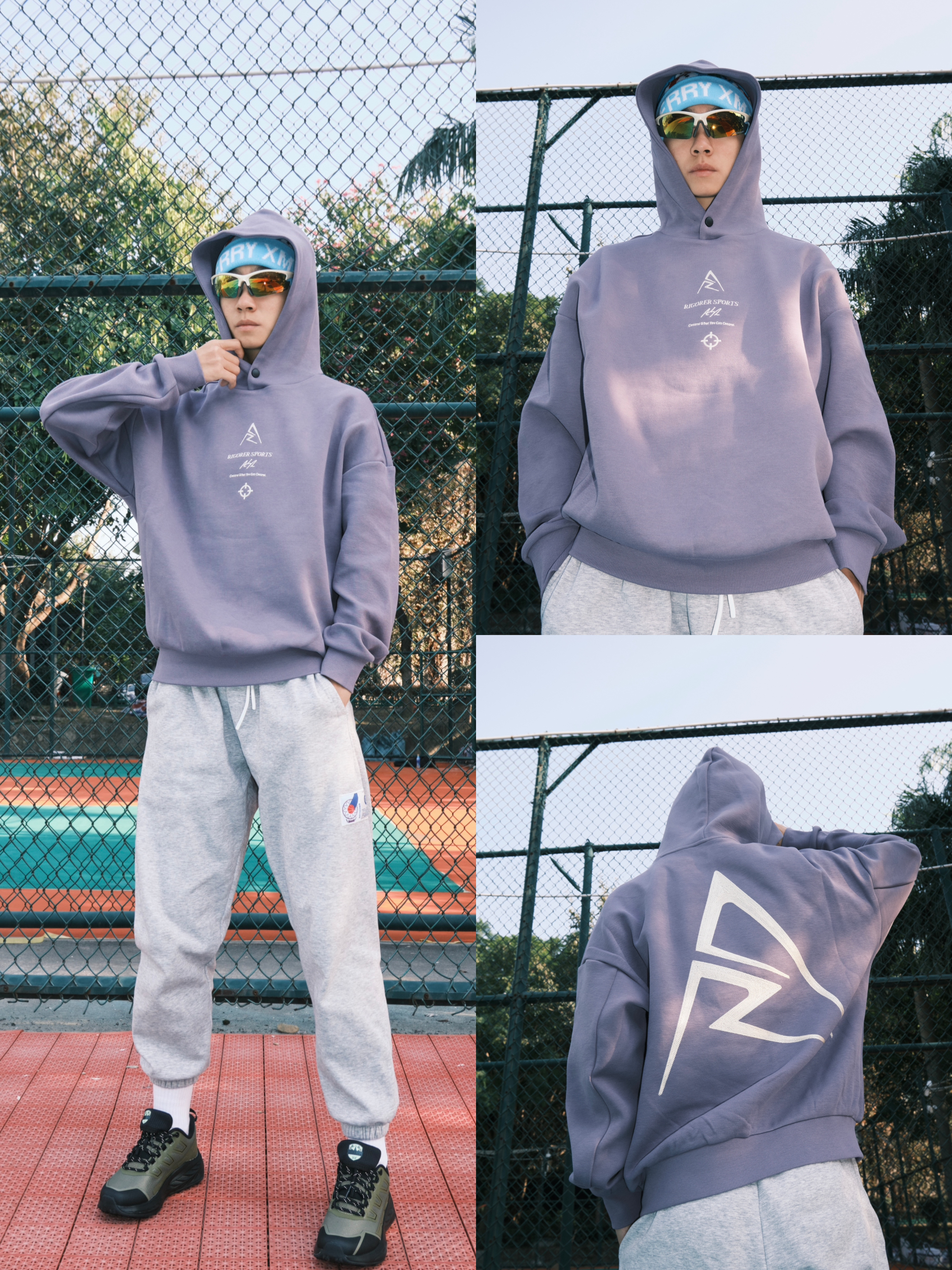 篮球场上的绝绝紫💜｜节日氛围感拉满的运动穿搭