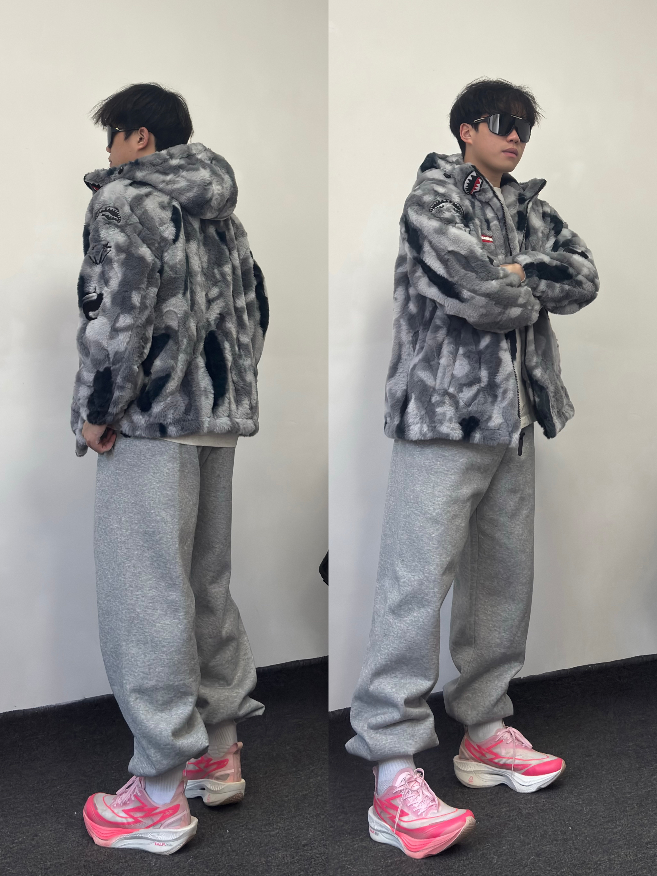 ootd/冬天鲨鱼🦈不怕冷是有原因的‼️