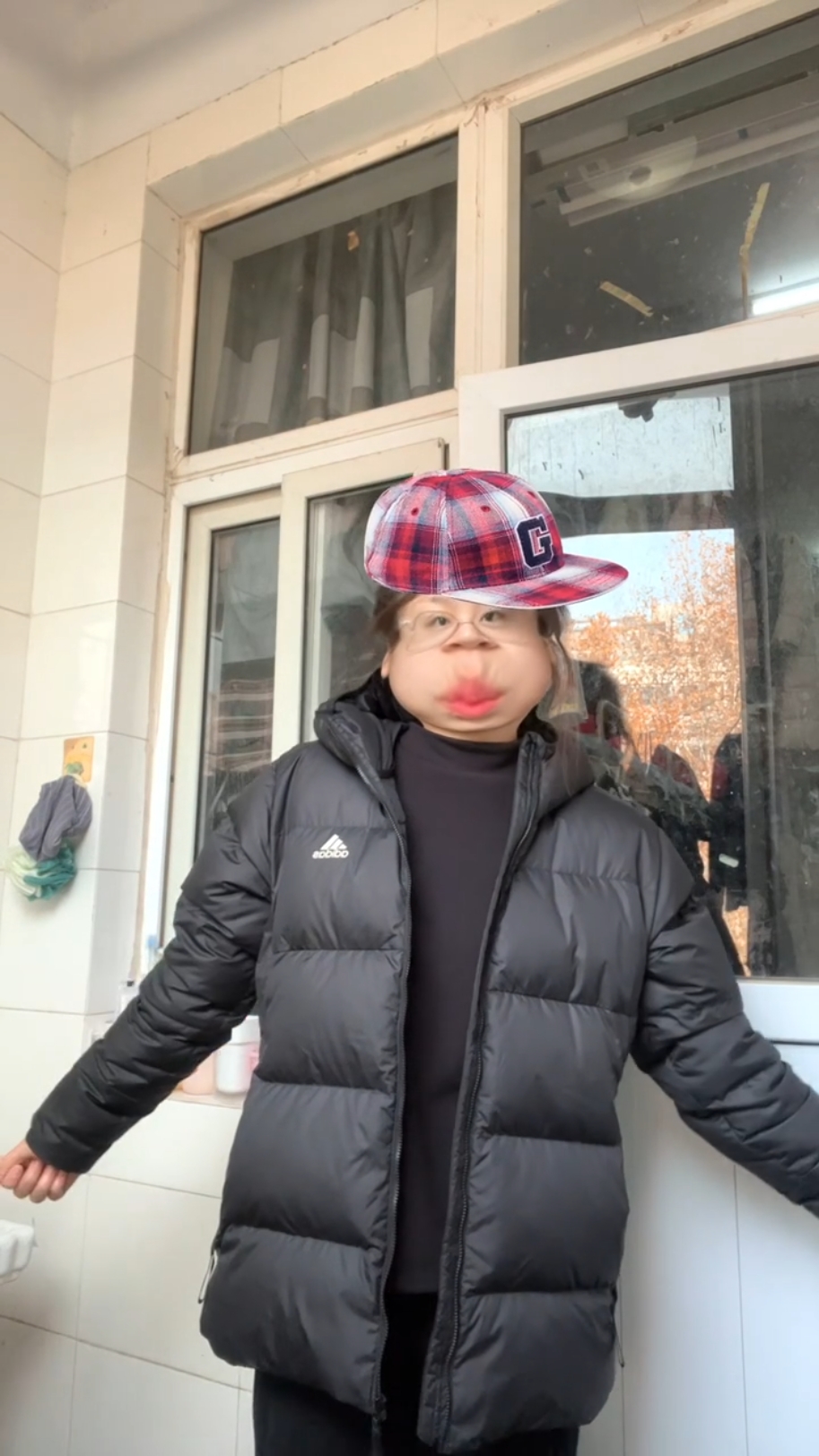 这件阿迪好保暖