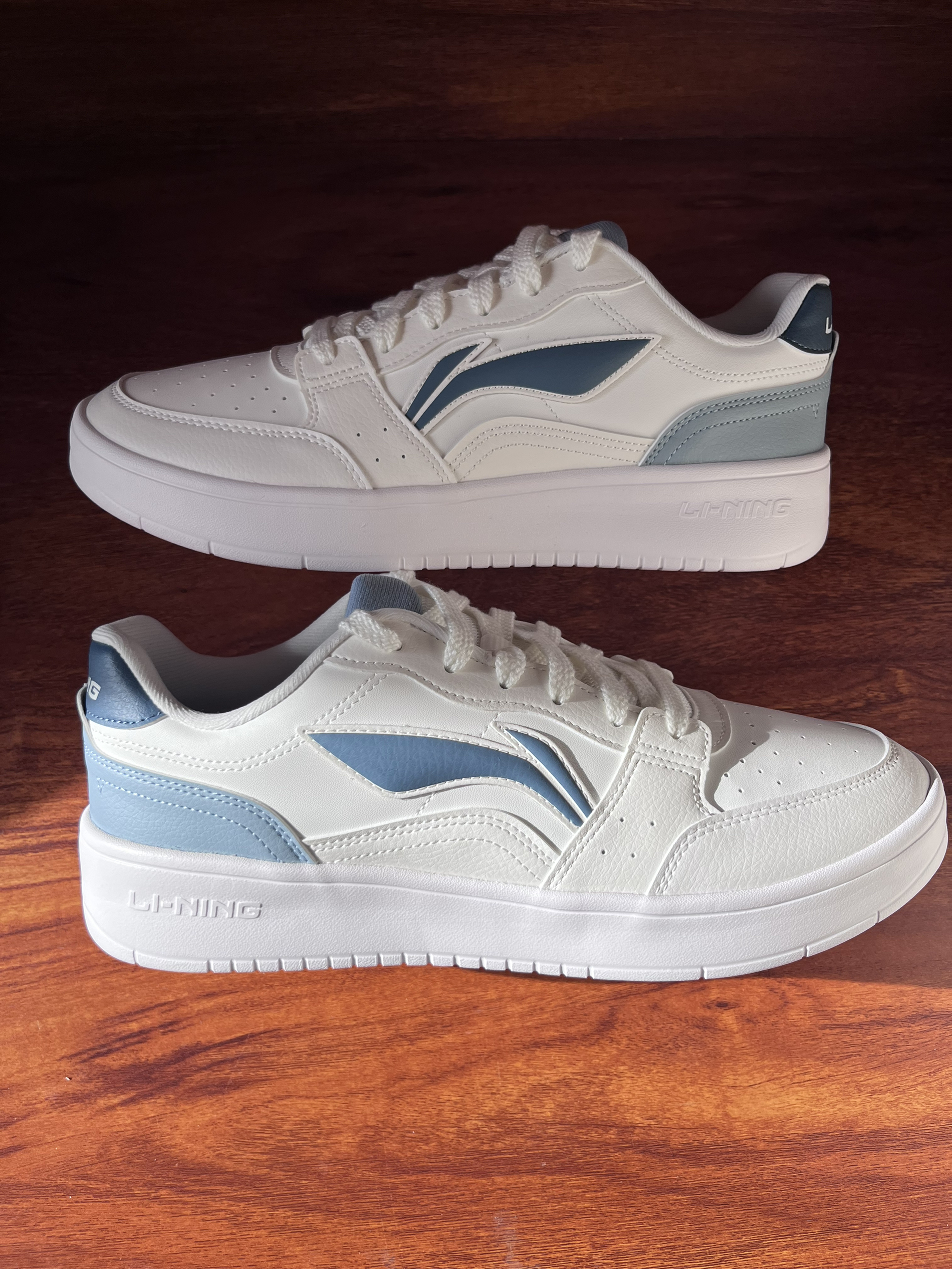 种草李宁元宝，蓝白配色板鞋😍