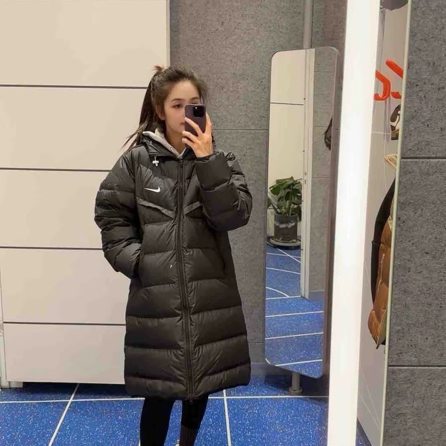 哇哦 长款羽绒服简直就是冬日福利