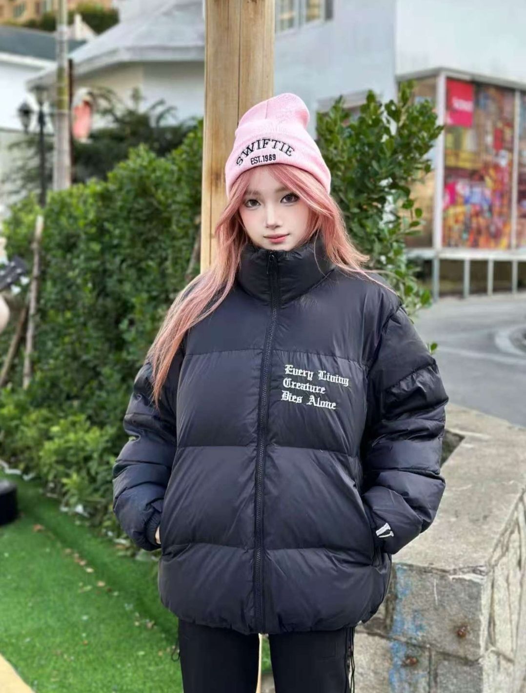 秋冬显高短款|高克重羽线服💯