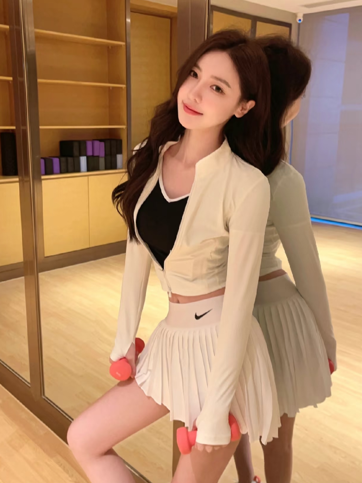 ☀️健身日｜少女感的健身穿搭