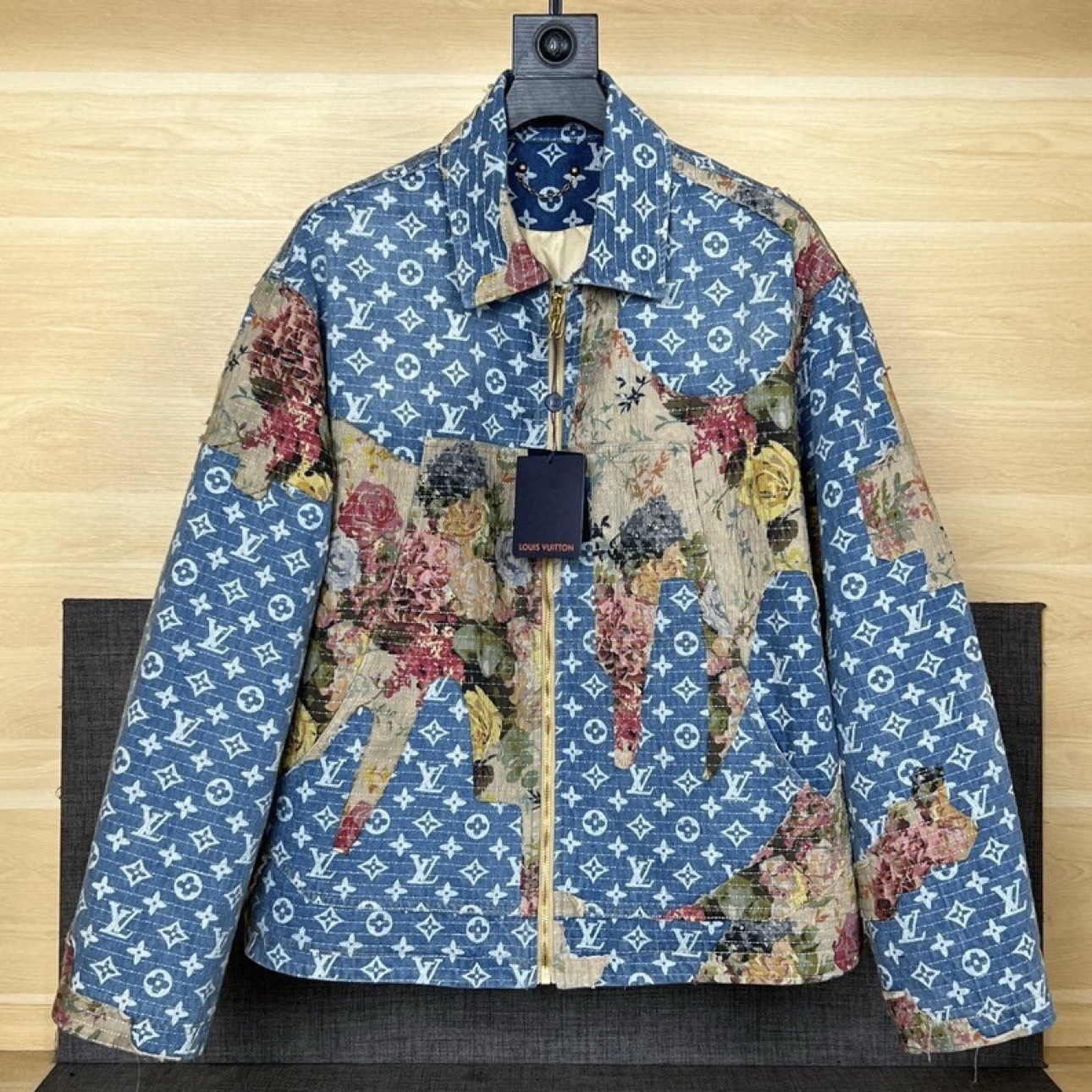 lv花卉牛仔外套