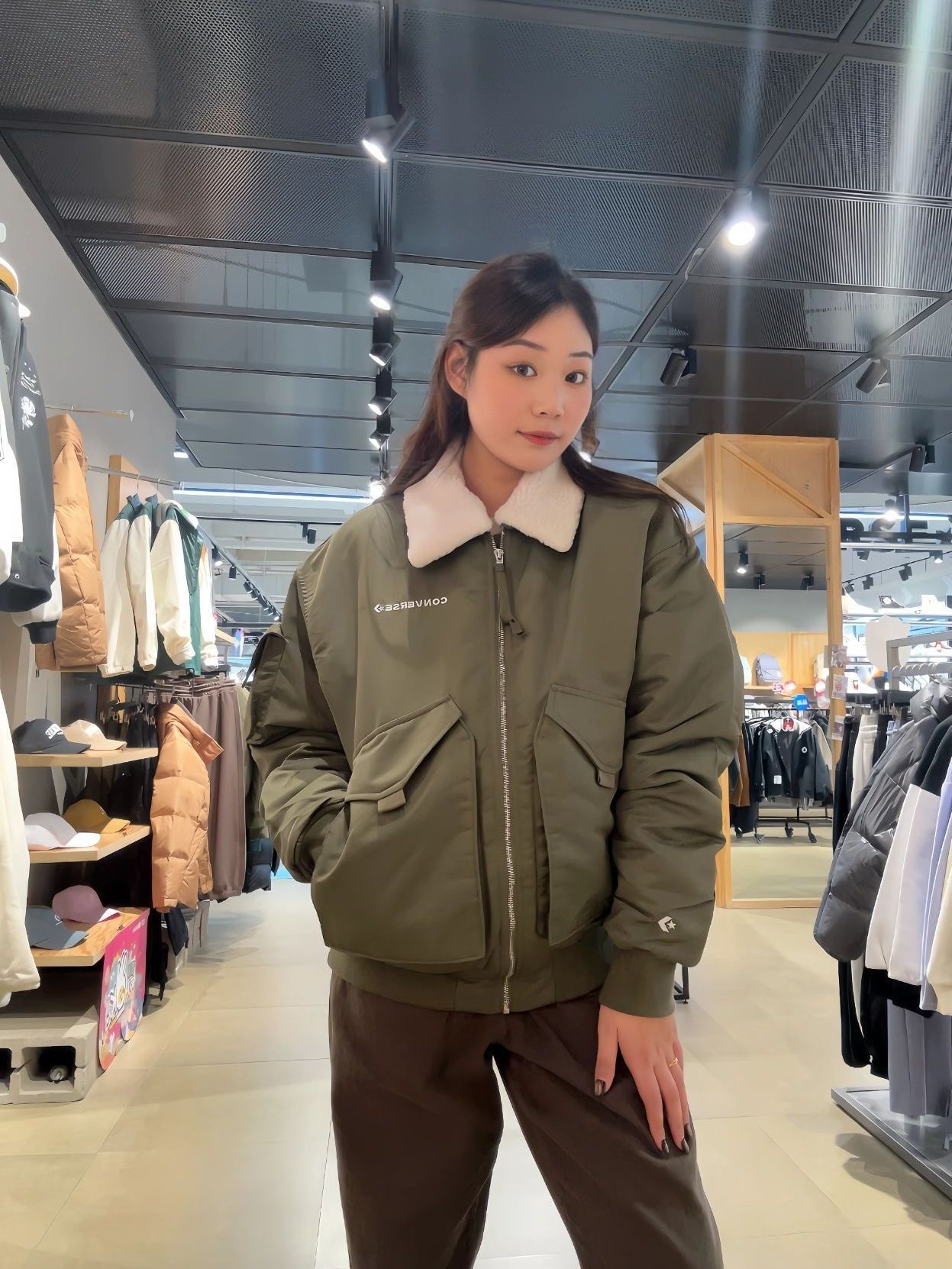 匡威棉服/工装风