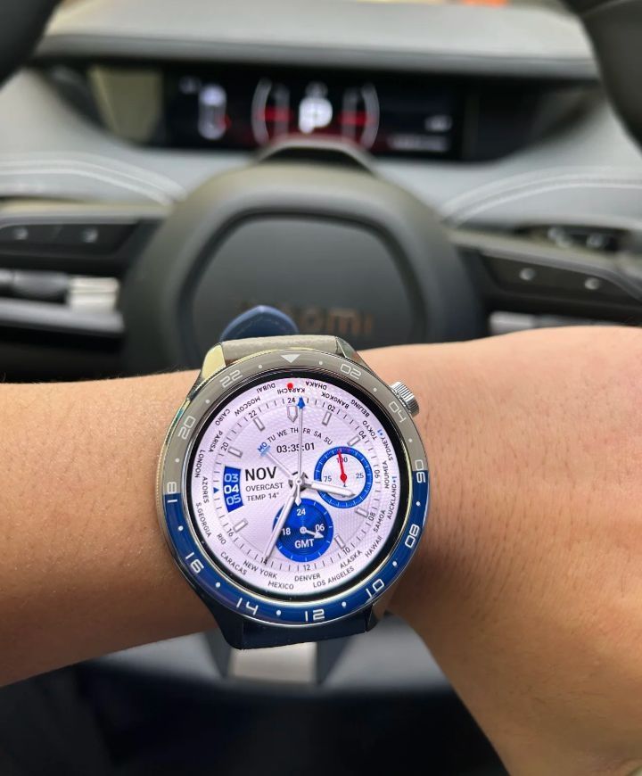 小米Watch S4+双时区（蓝灰）表带真的绝绝子