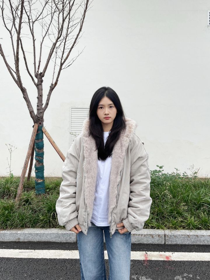这件毛领工装棉服好帅˃ 𖥦 ˂ 
