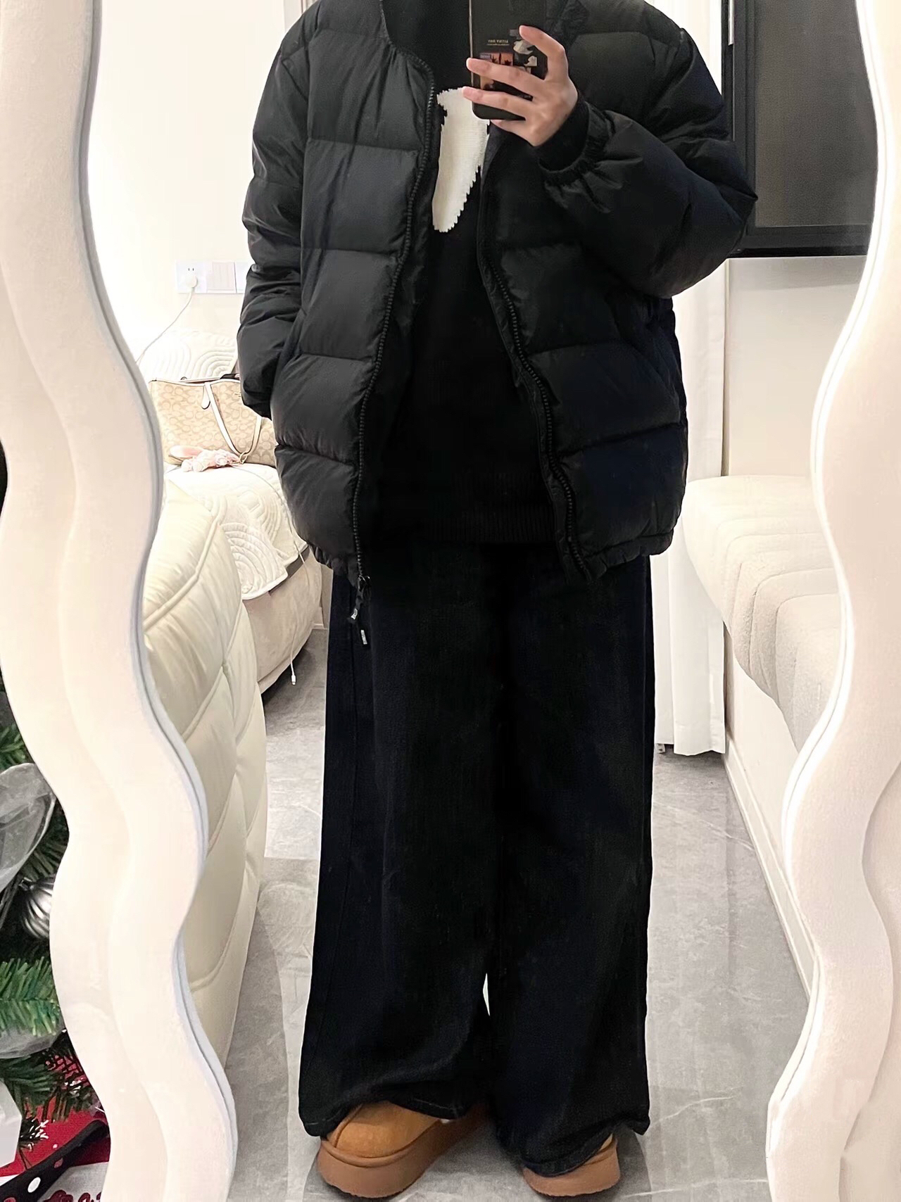 ootd｜穿简单保暖的羽绒服过新年