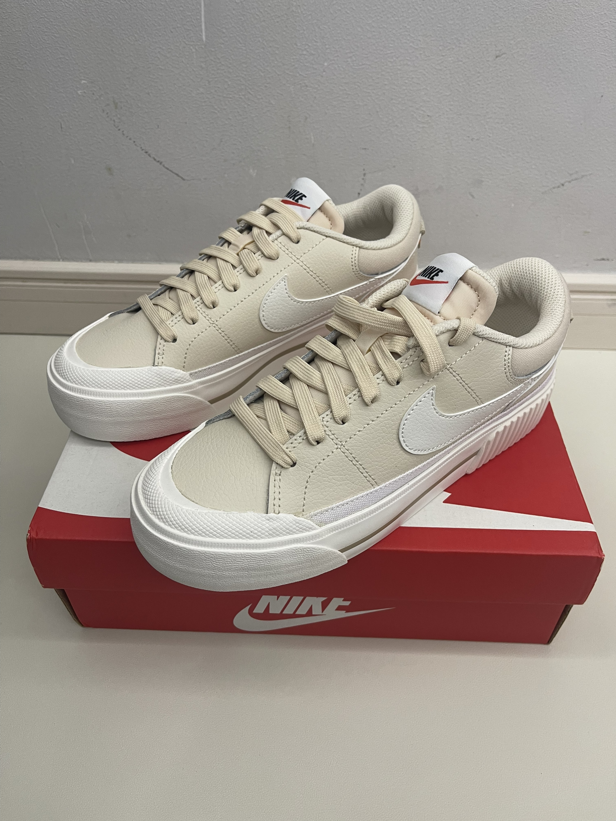 ❄️非常适合学生党的奶油风Nike小板鞋⁉️