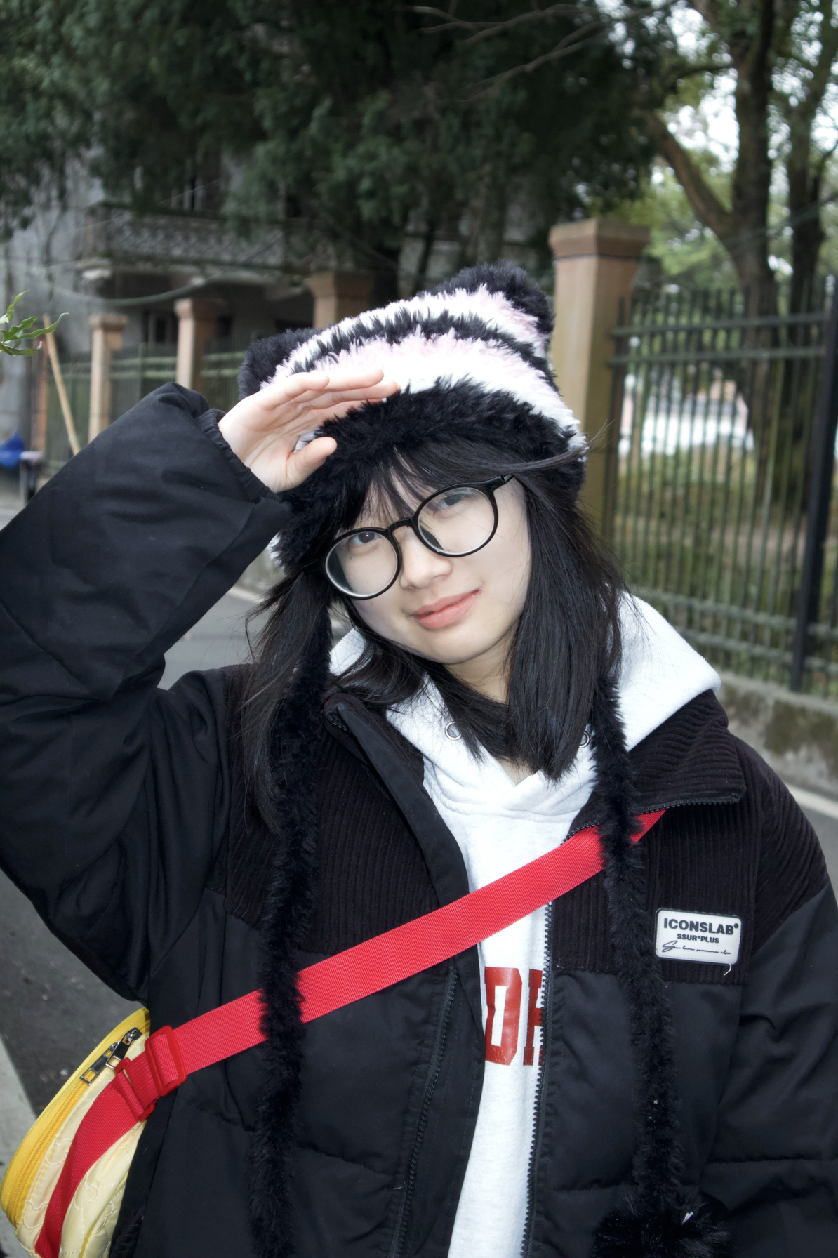 冬季百搭iconslab黑色棉服