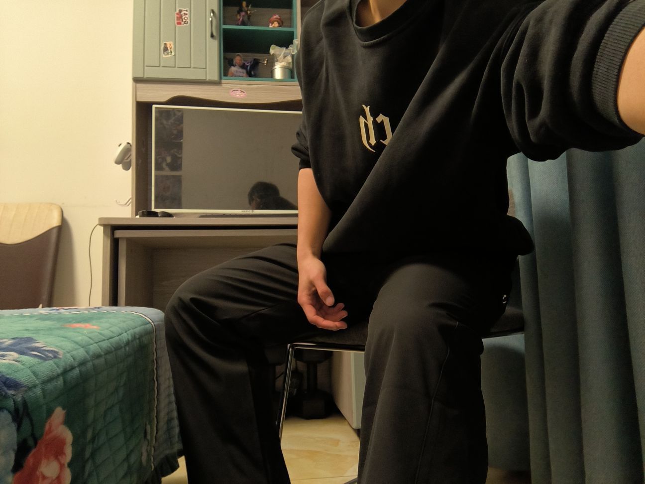 黑色系穿搭～