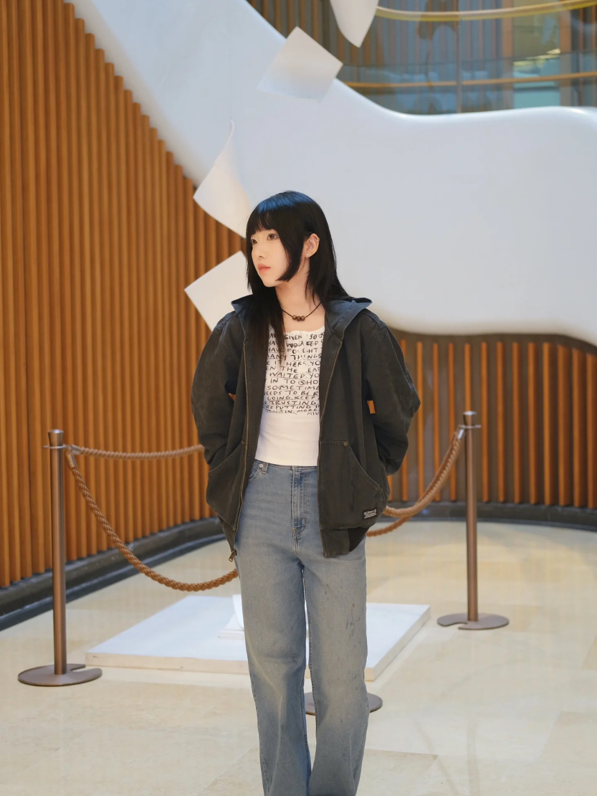 LEVI’S 复古保暖的连帽夹克