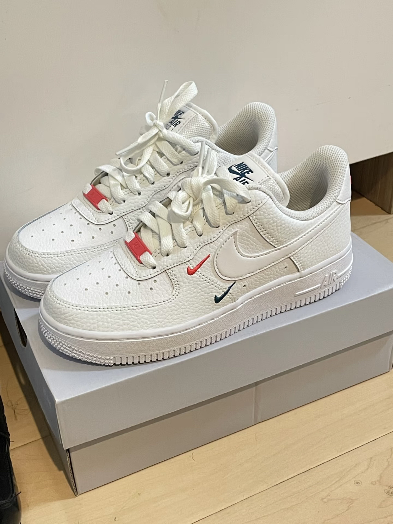 NIKE空军 皮质好舒服😍