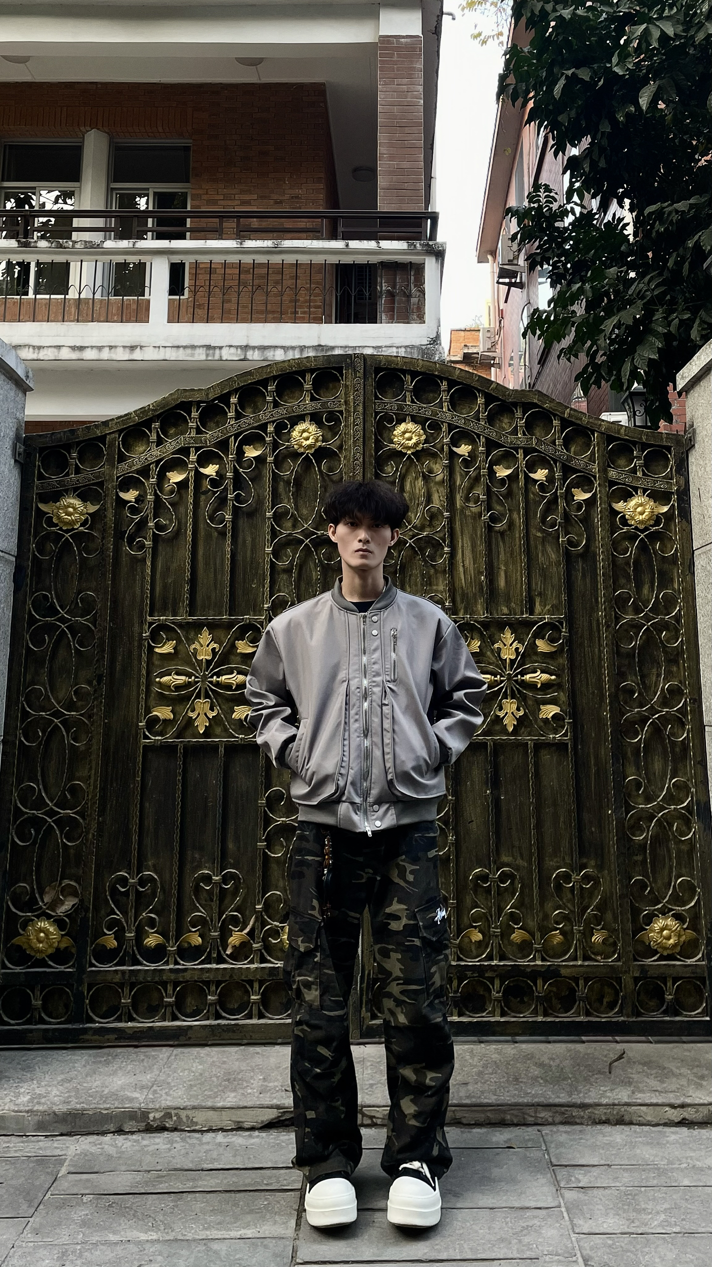 OOTD｜新年廓形感｜美式飞行夹克穿搭