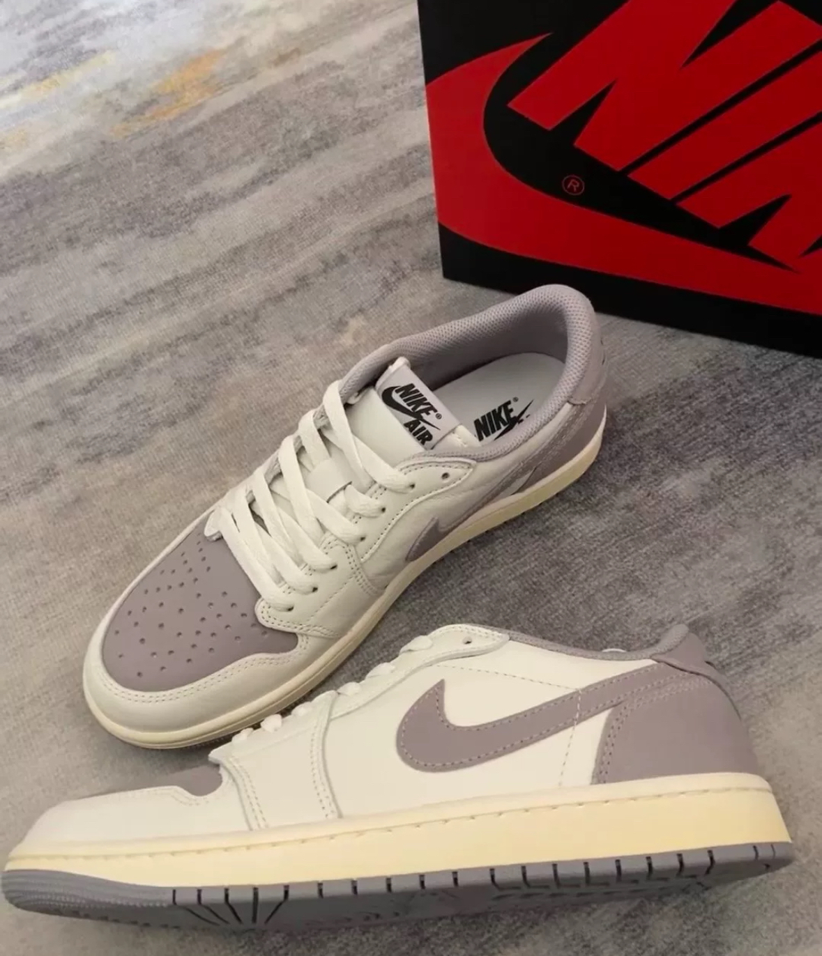 🌟【Air Jordan 1 Low OG "Atmosphere Grey" | 低帮灰调の极简