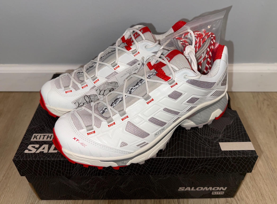 Kith x Salomon 白灰红