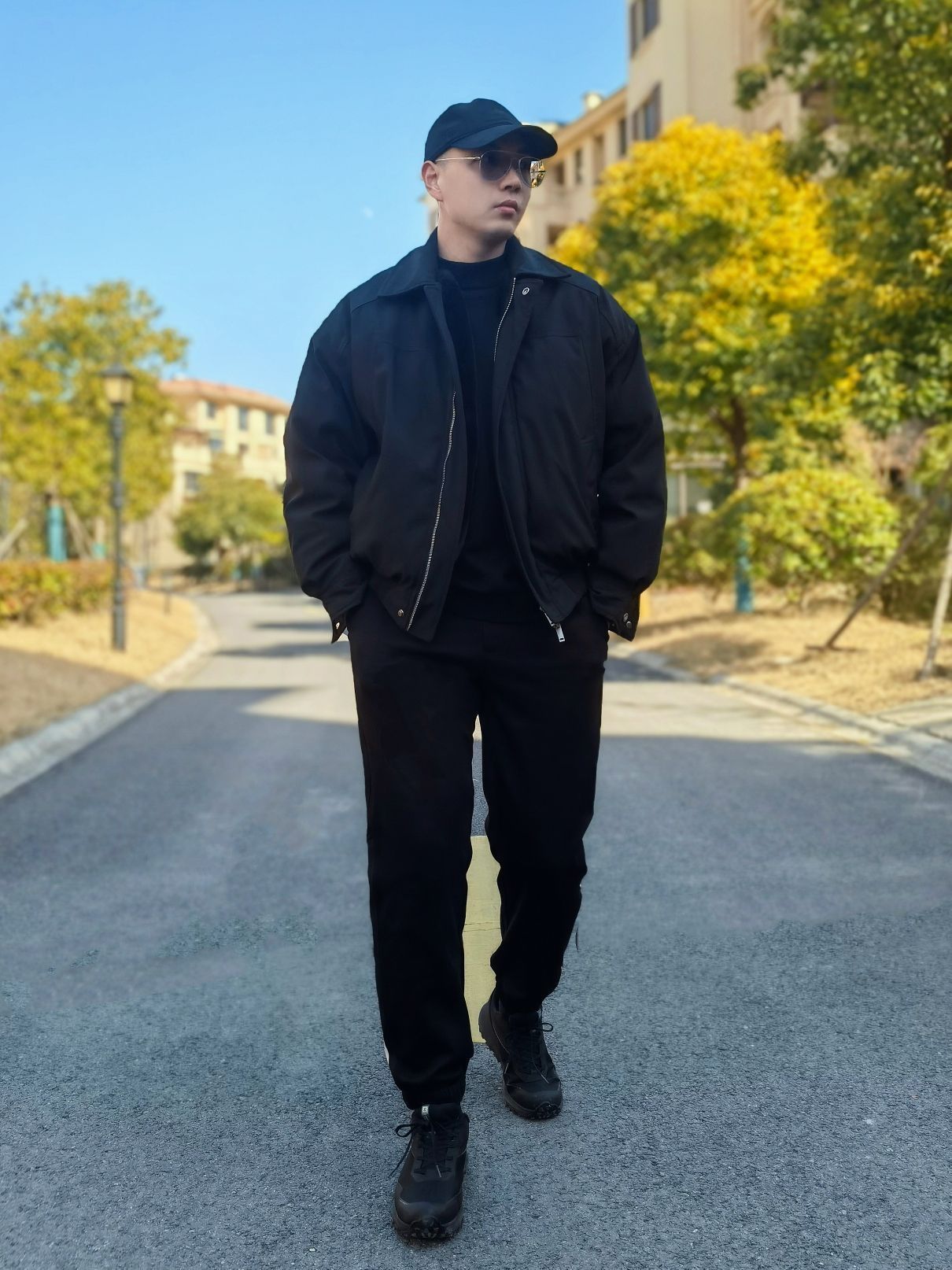 OOTD｜黑色系潮男运动休闲穿搭分享