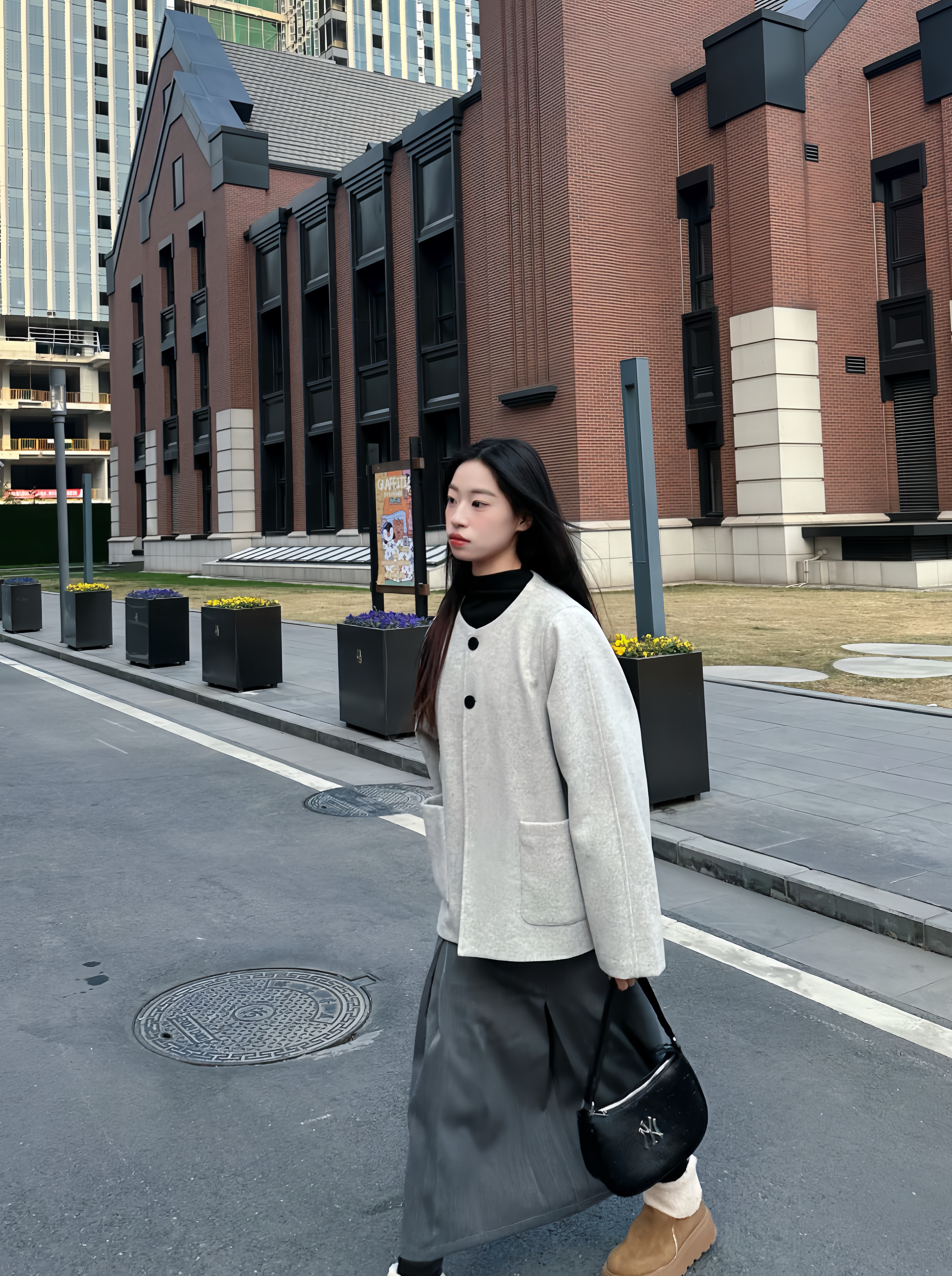 早春ootd