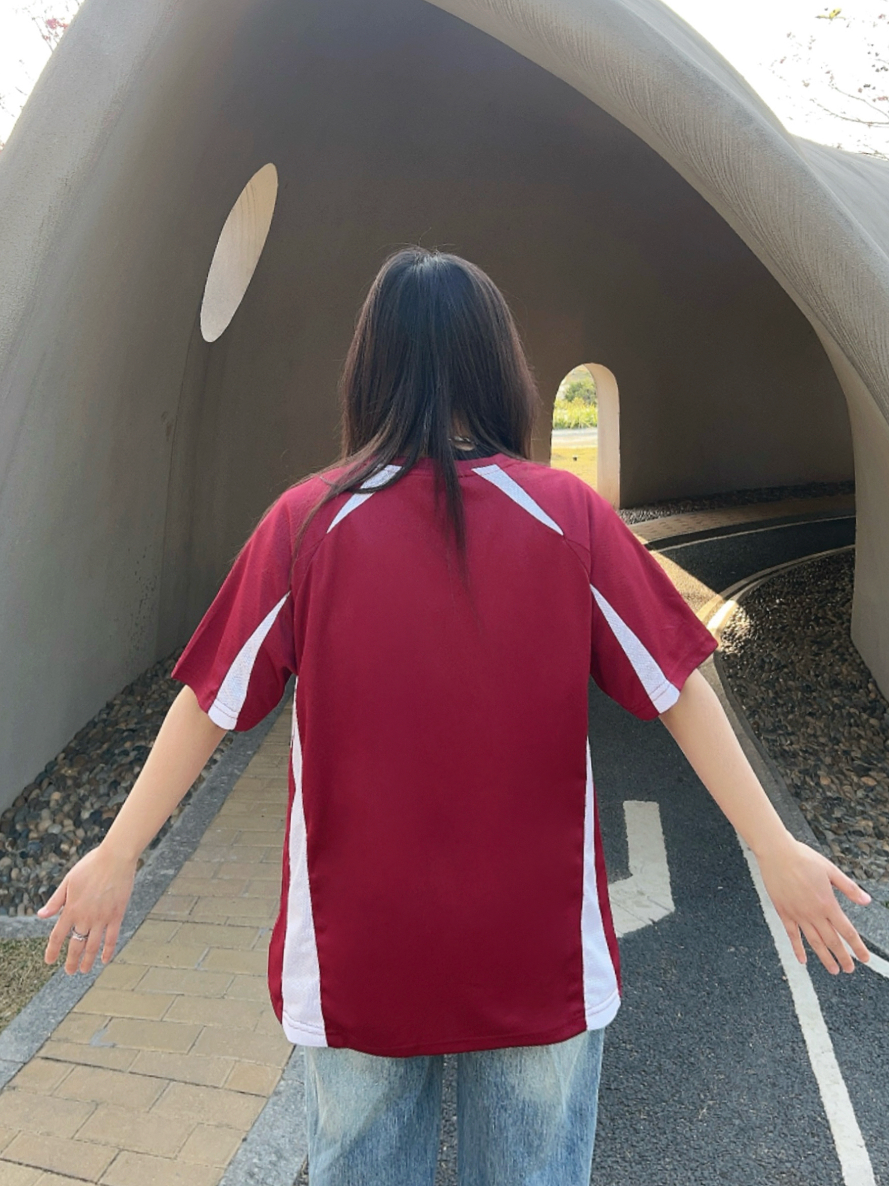 美式复古穿搭🛢️中性风短袖💡女生穿这一身太酷了