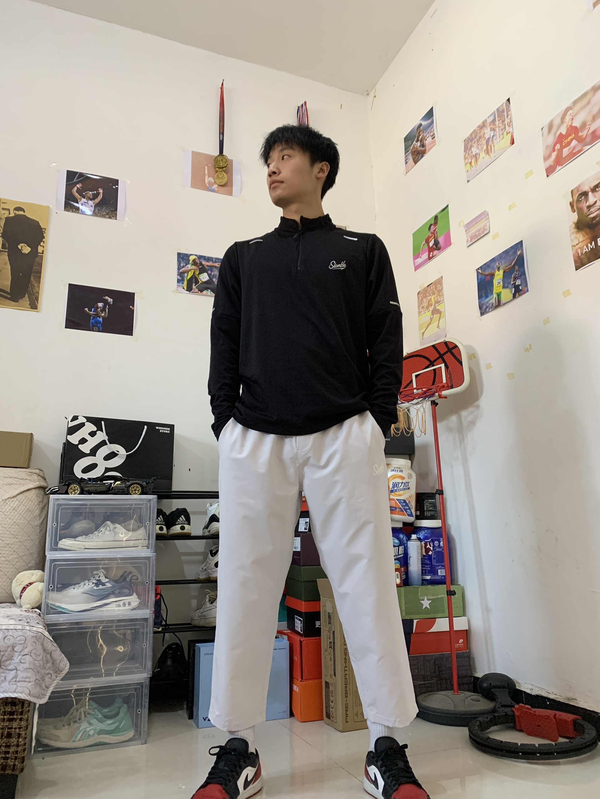 男大日常运动穿搭