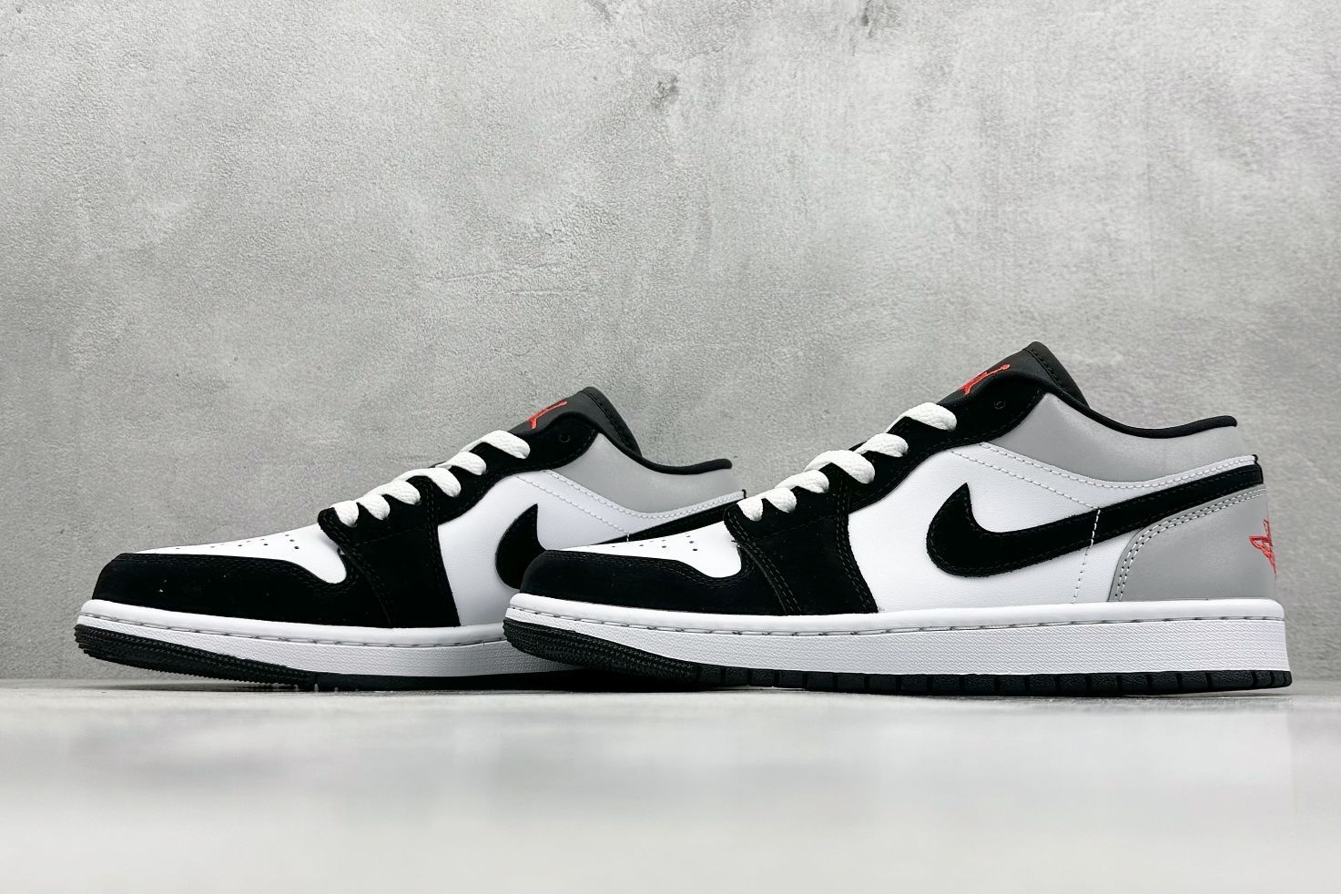 好物分享: Air Jordan 1 Low AJ1 乔1灰银黑勾 低帮文化休闲板鞋