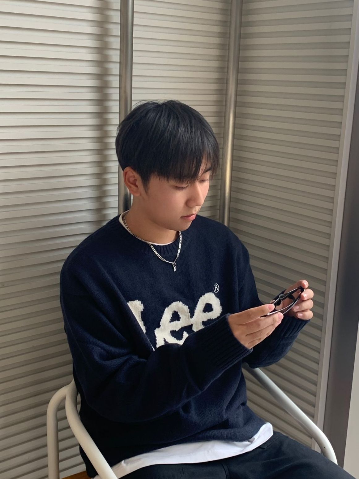 Lee 针织毛衣慵懒风