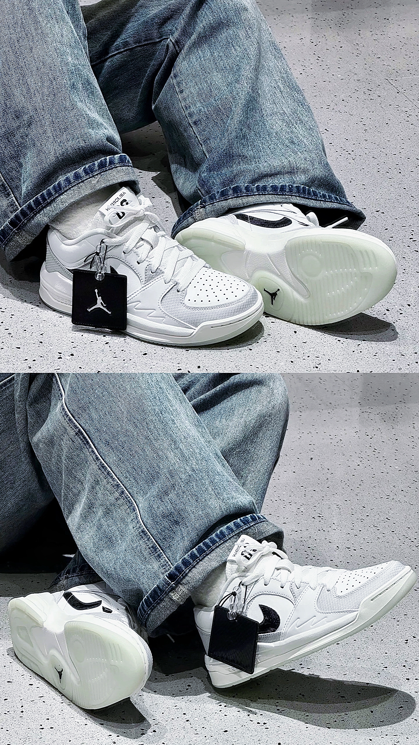 Jordan Stadium 90蛇年限定｜时空交叠的「白鳞图腾」