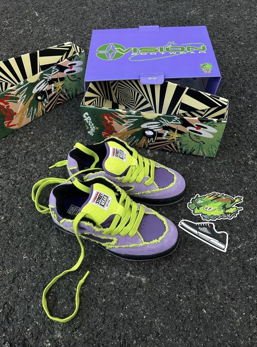 Vision联名新年款！🍇这双葡萄紫很难不爱吧！