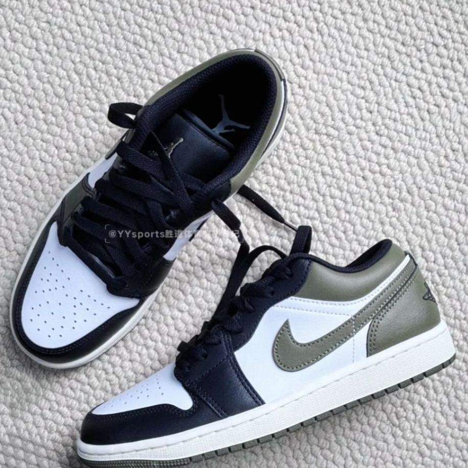 谁懂啊家人们！Air Jordan 1橄榄绿这双鞋真的帅炸了！