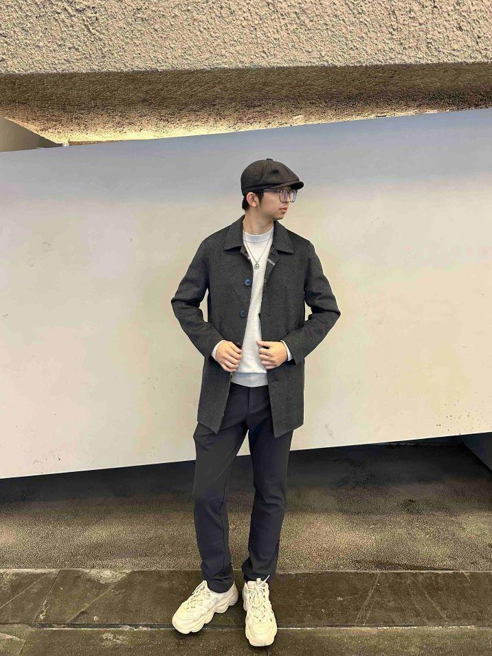 复古工装ootd