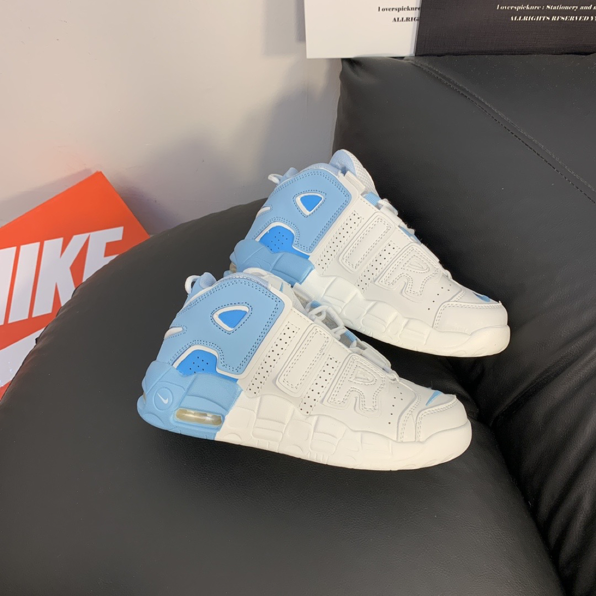 💙被这双鞋帅晕！Nike 白蓝 Air More Uptempo，复古与舒适全拿捏