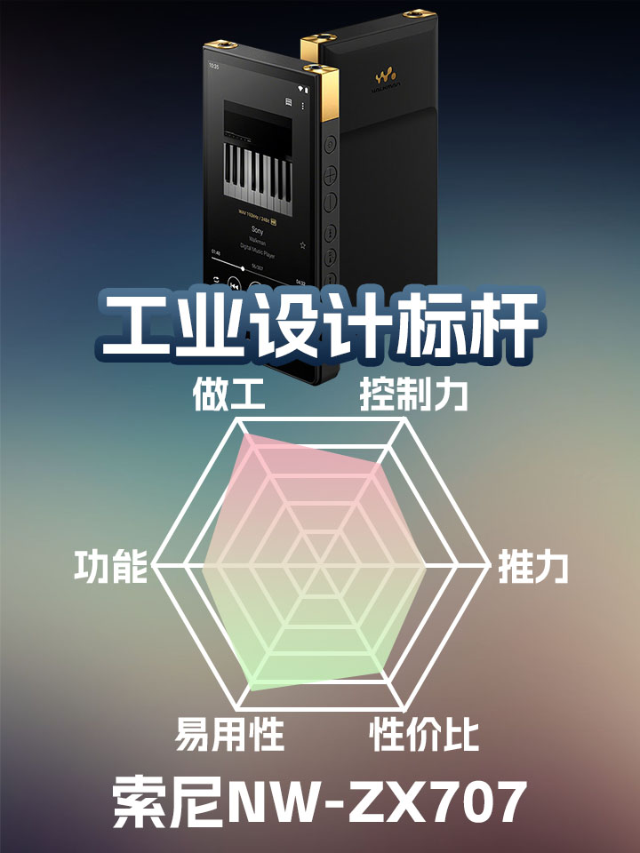 索尼NW-ZX707有线耳机音乐便携播放器体验