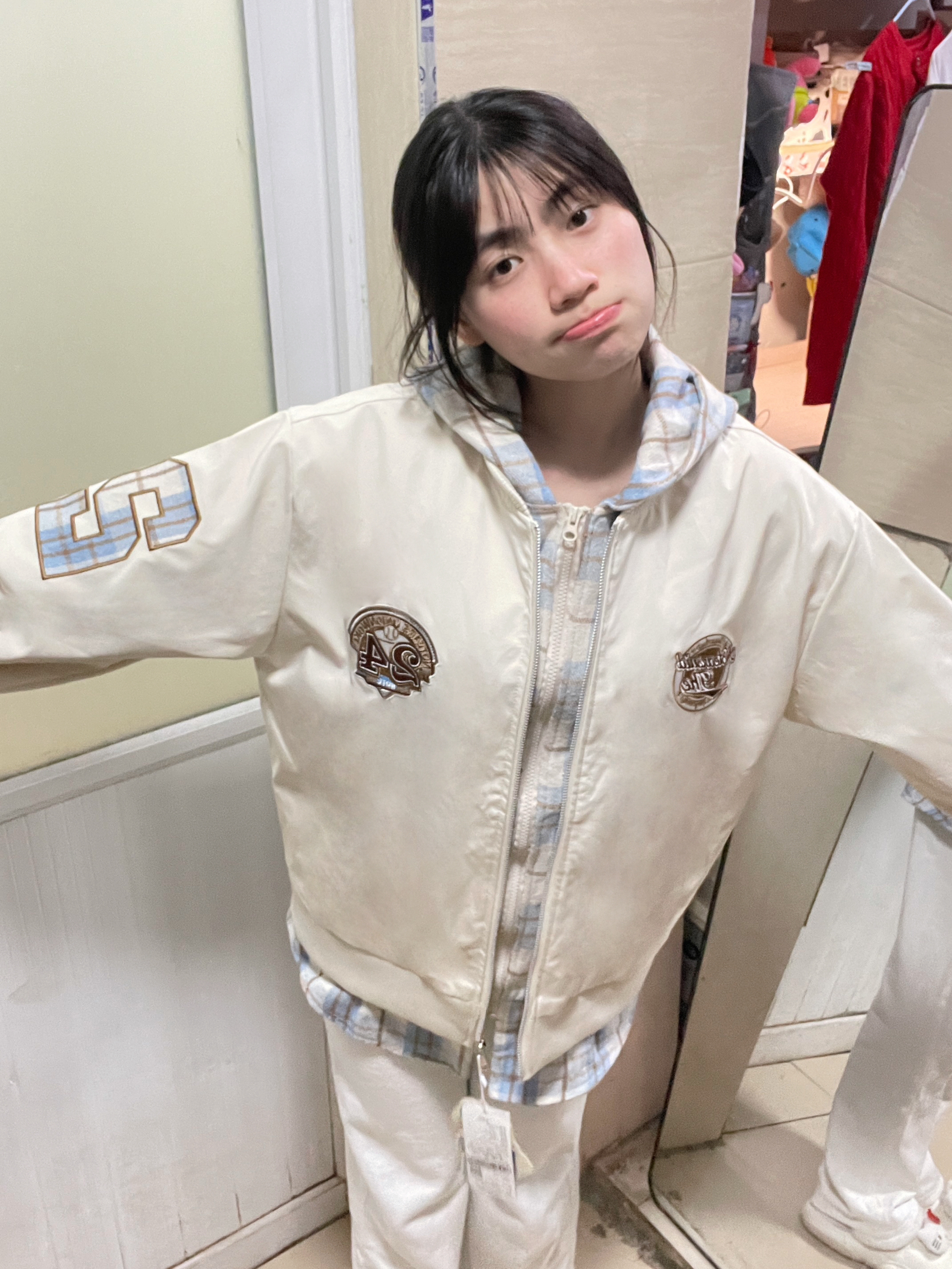 假两件外套好穿的勒